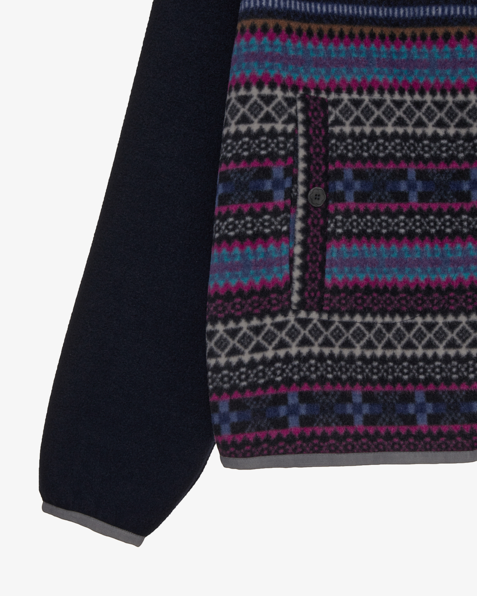 SOFT FLEECE ZIP UP HOODIE [NAVY]