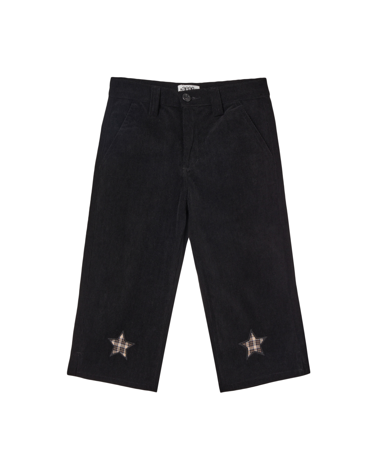 【10月中旬お届けアイテム】STAR PATCH CAPRI CORDUROY PANTS [BLACK]