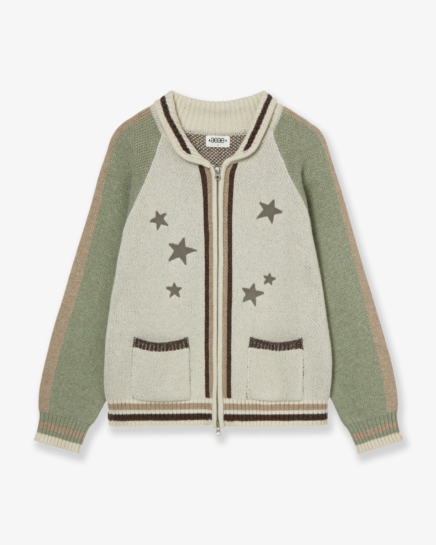 STAR JACQUARD COWICHAN [KHAKI]