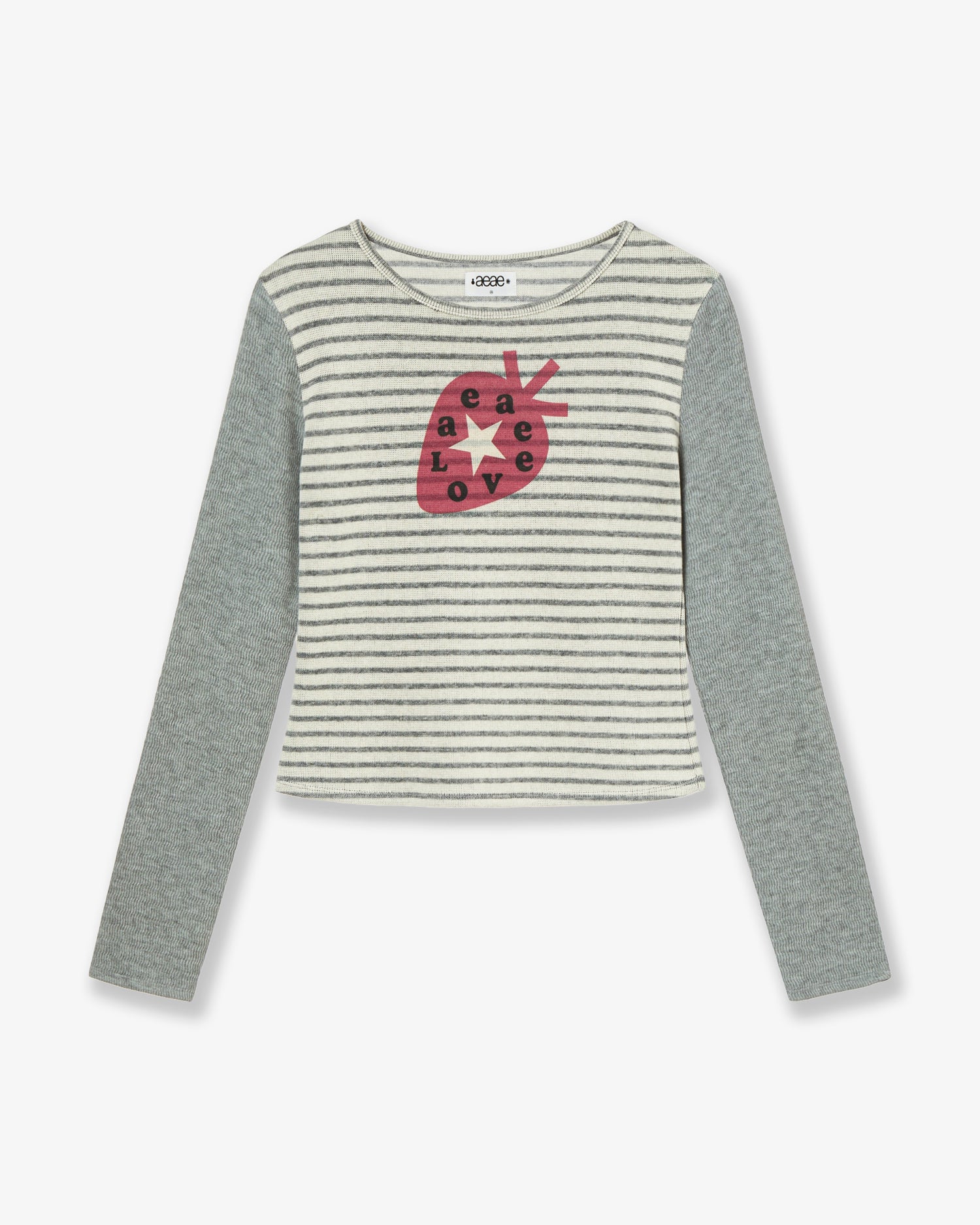 【10月上旬お届けアイテム】STRAWBERRY TEE [GREY]