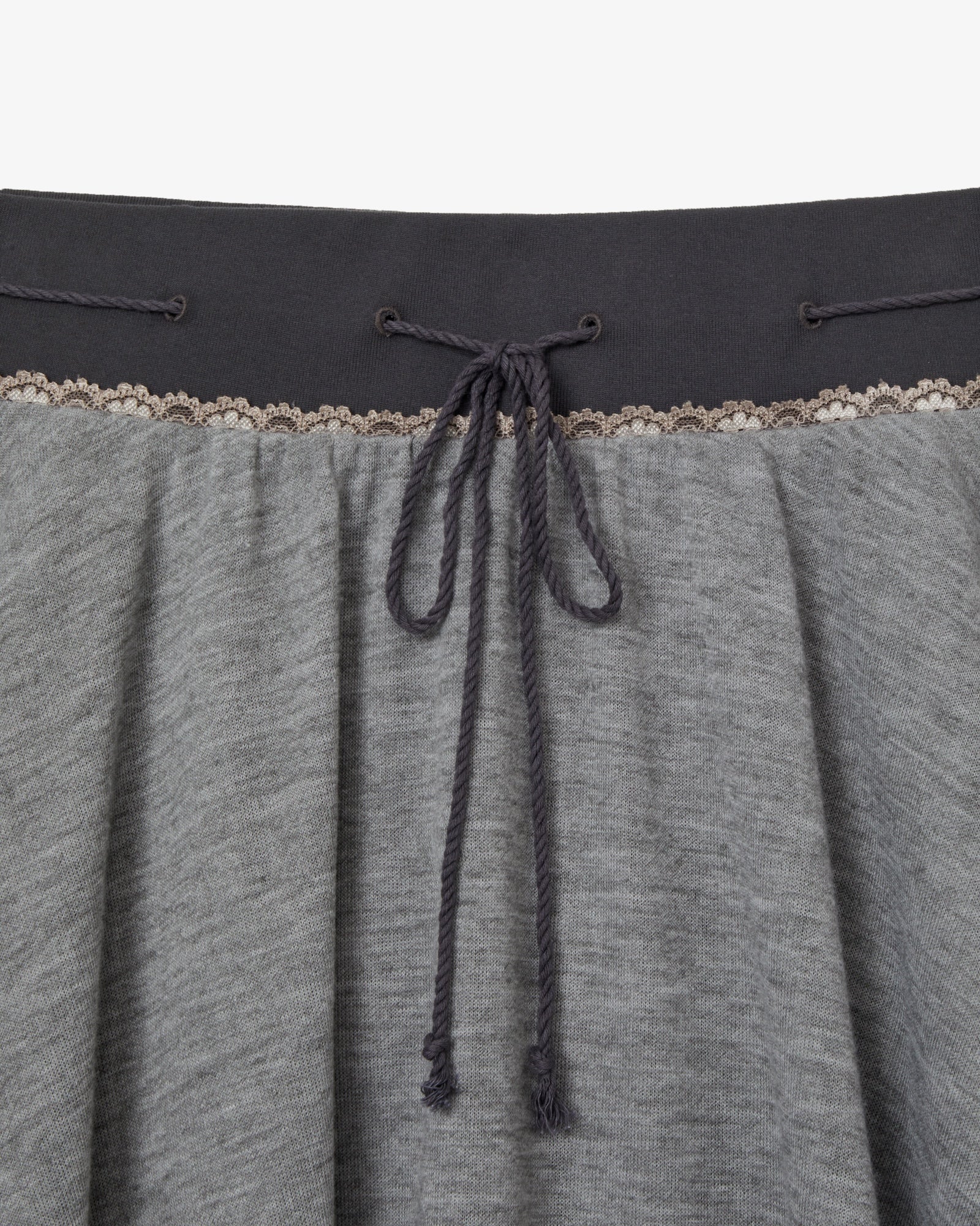 STRING LACE SKIRT [GREY]