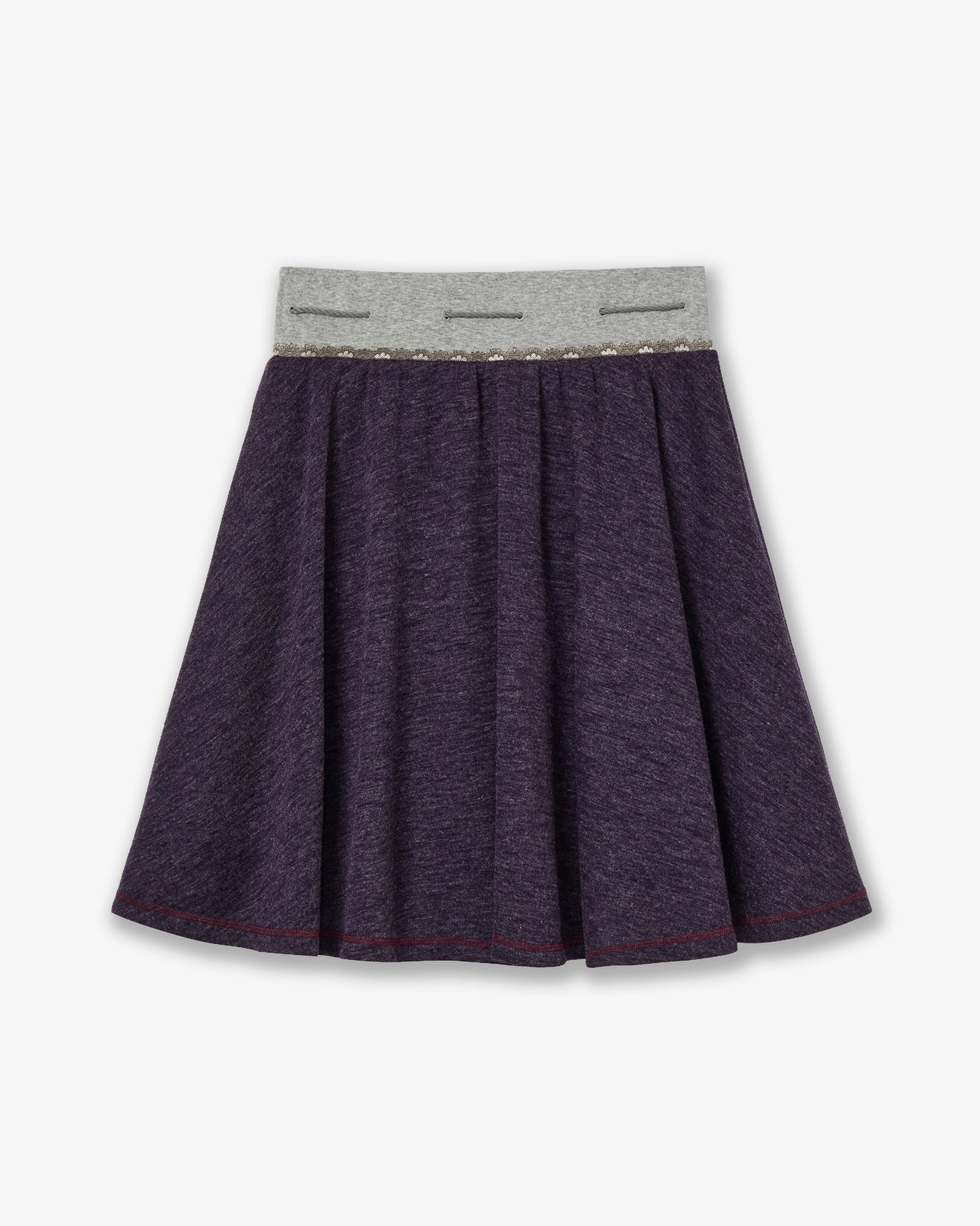 STRING LACE SKIRT [PURPLE]