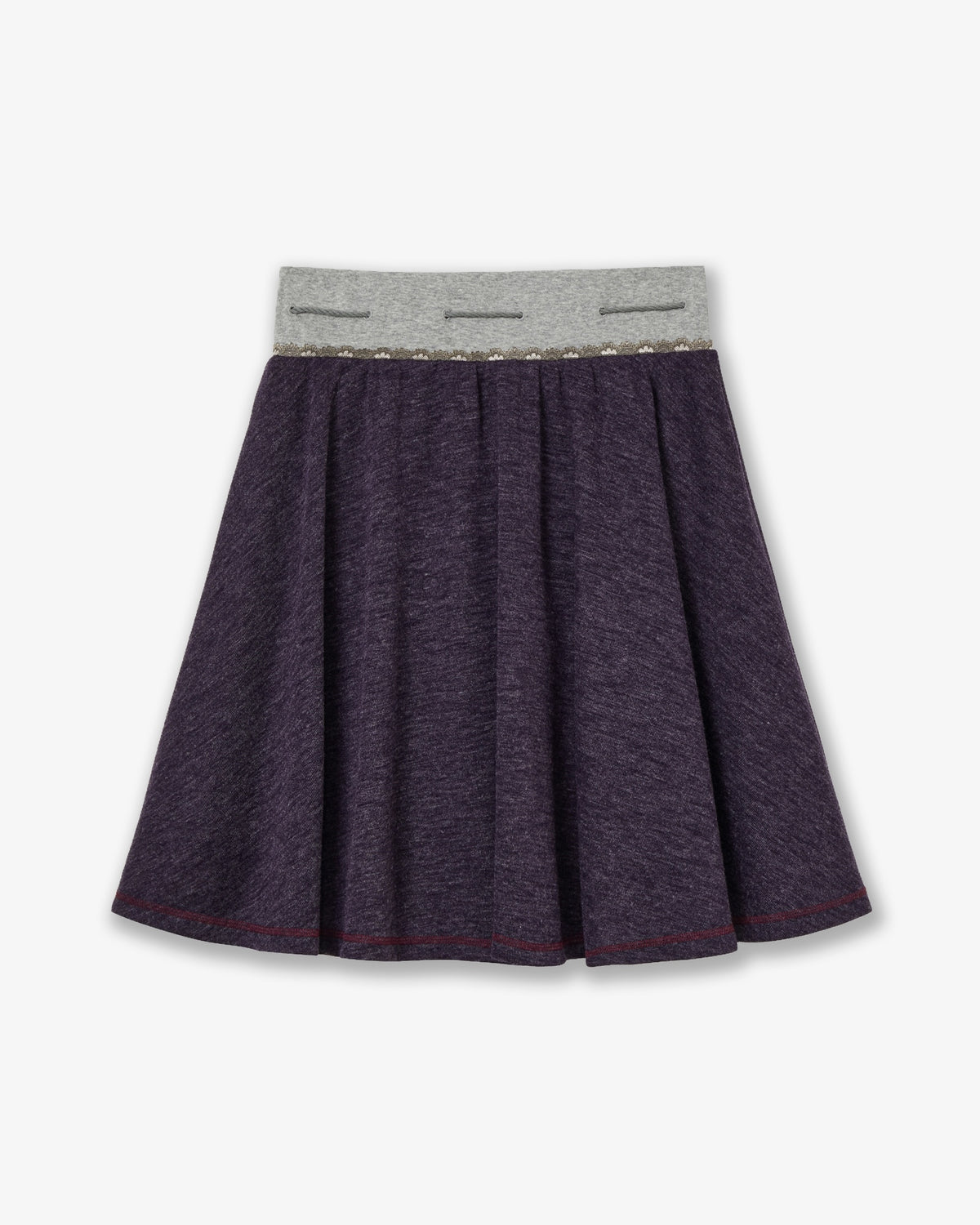 STRING LACE SKIRT [PURPLE]
