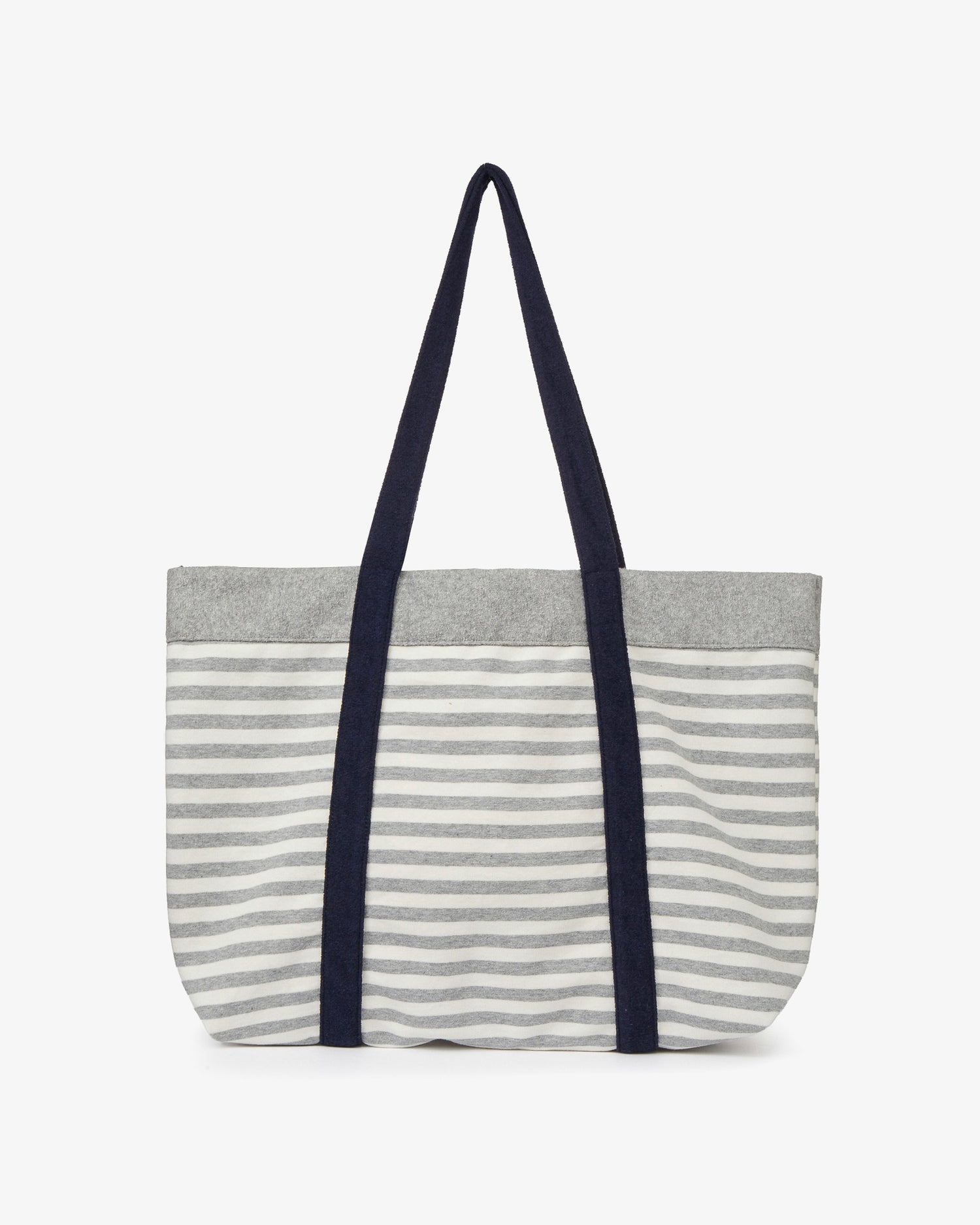 STRIPE BIG TOTE BAG [GREY]