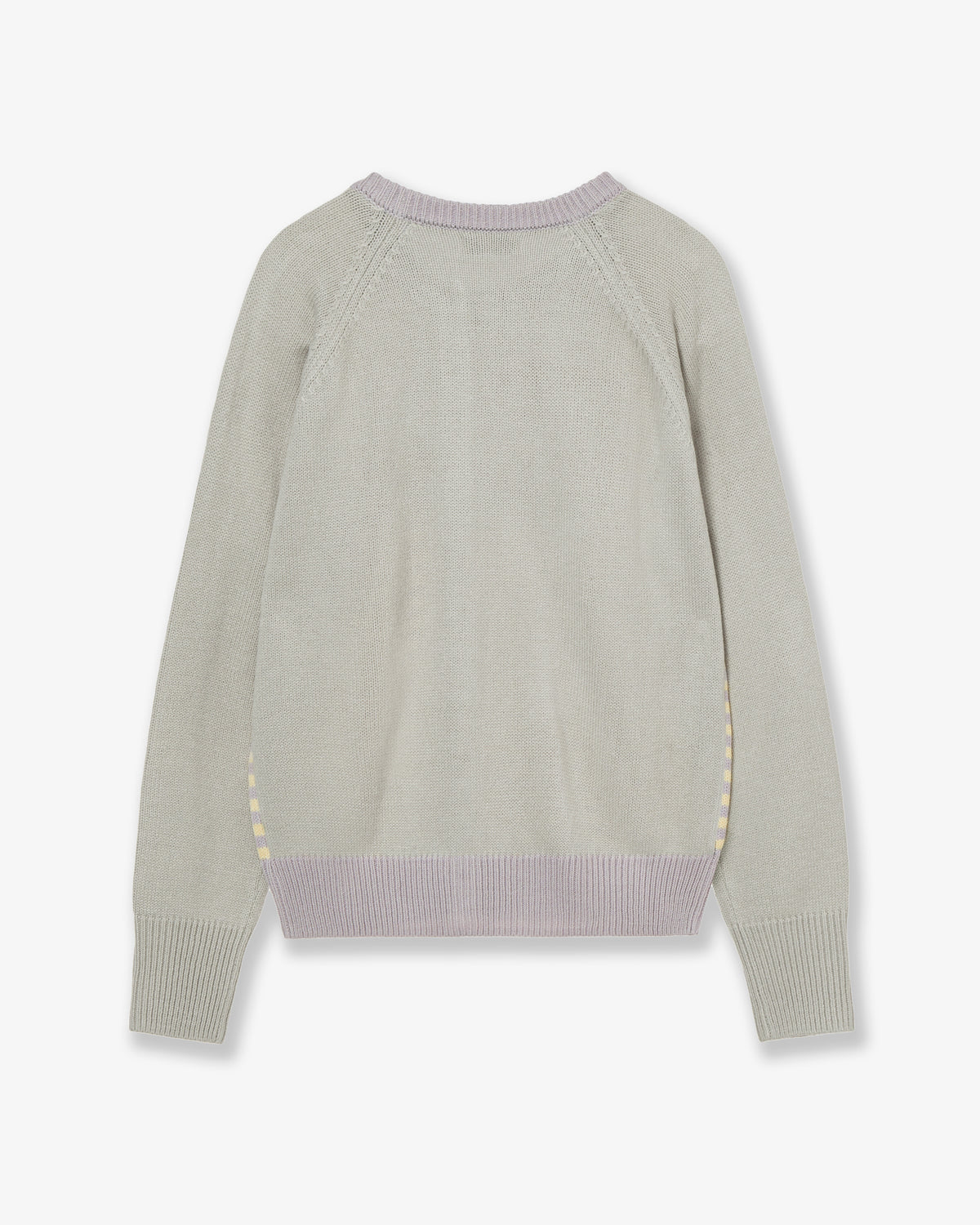 STRIPE BLOCK CARDIGAN [YELLOW]
