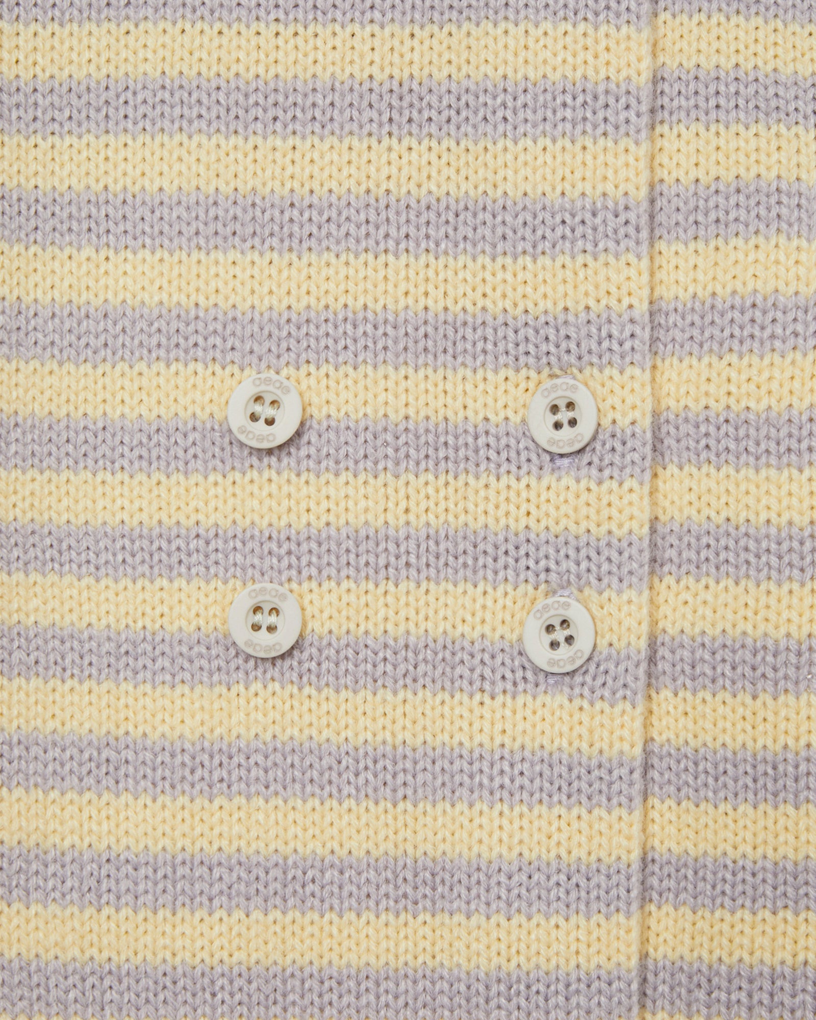 STRIPE BLOCK CARDIGAN [YELLOW]
