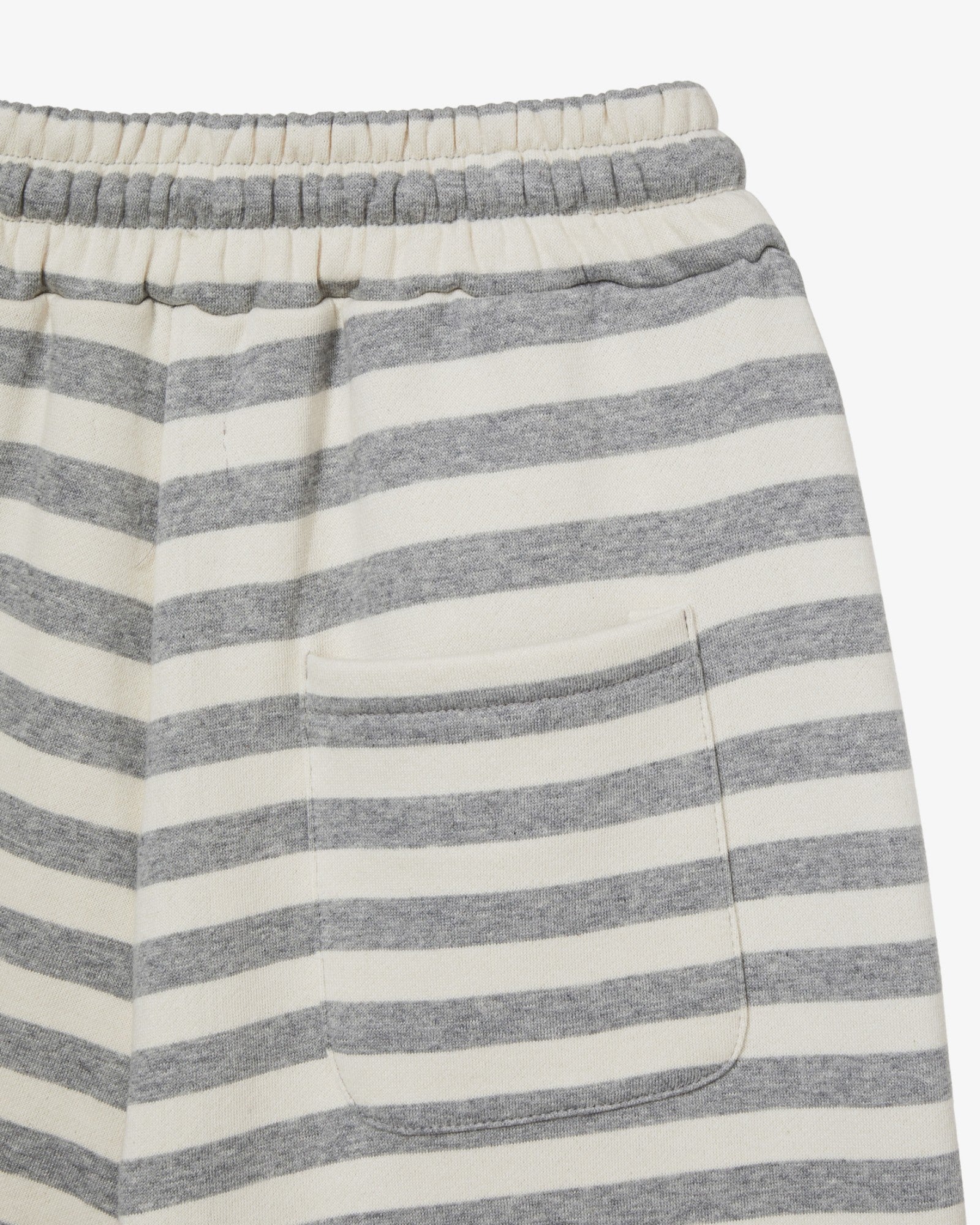 STRIPE FUR SWEATPANTS [GREY]