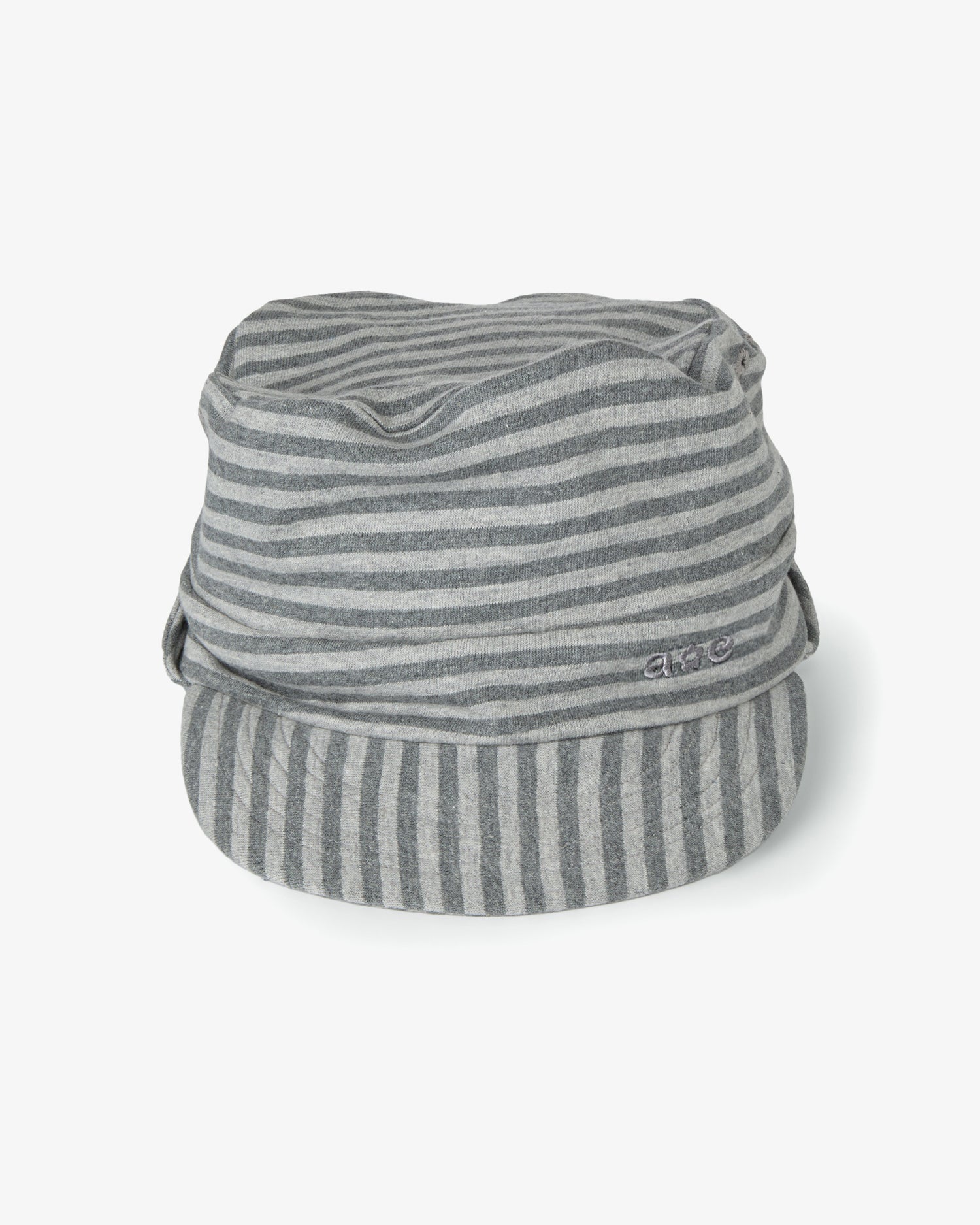 STRIPE PILED CAP [DARK GREY]
