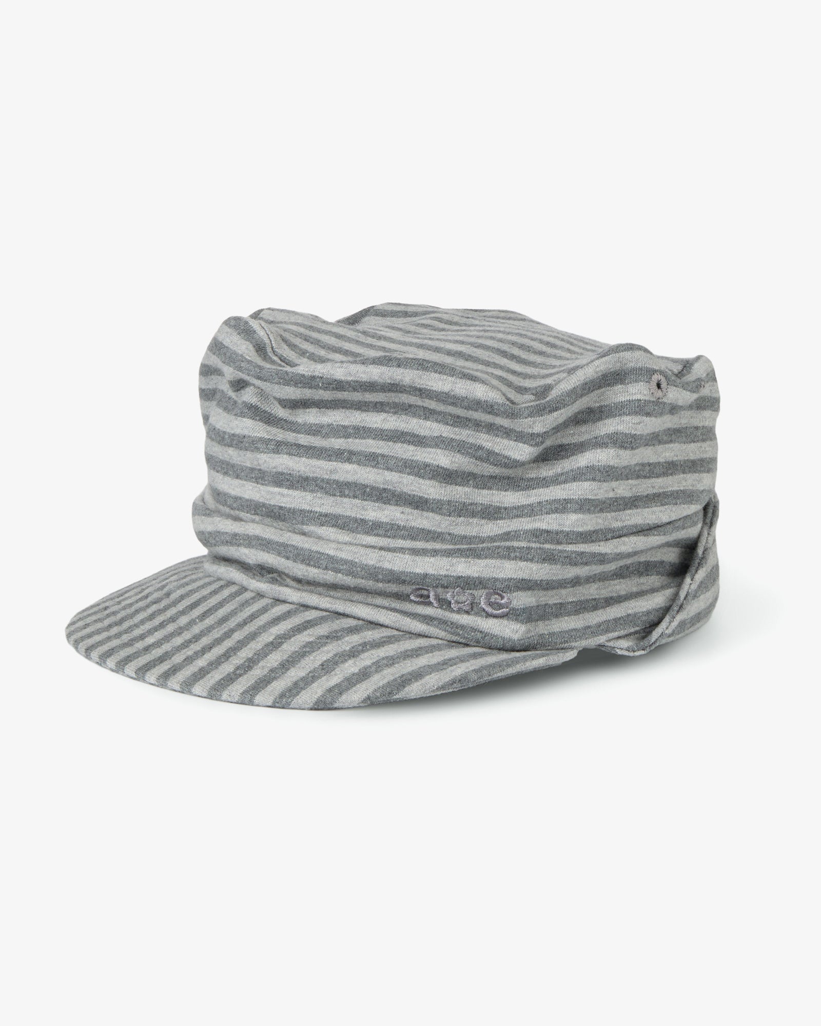 STRIPE PILED CAP [DARK GREY]