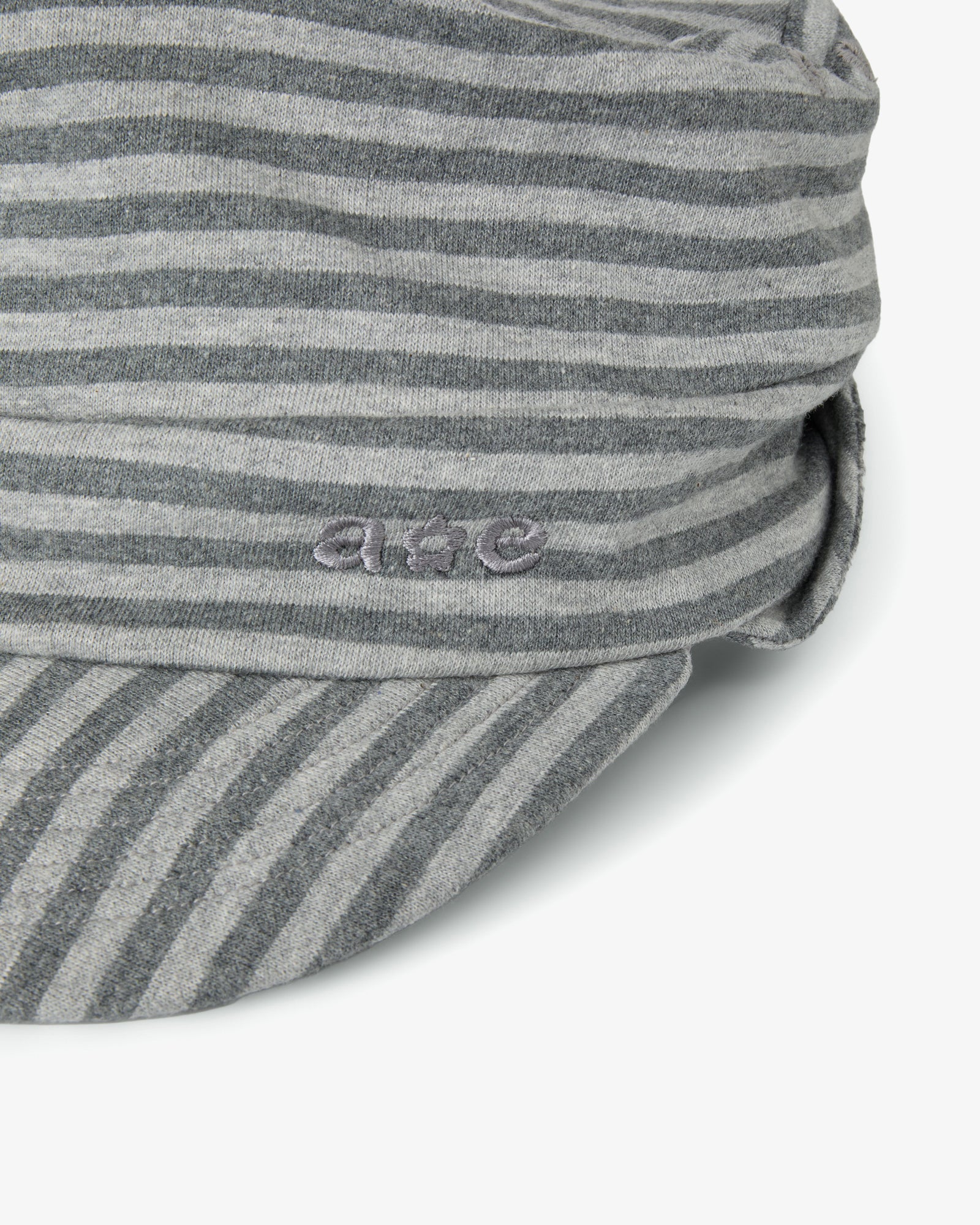 STRIPE PILED CAP [DARK GREY]