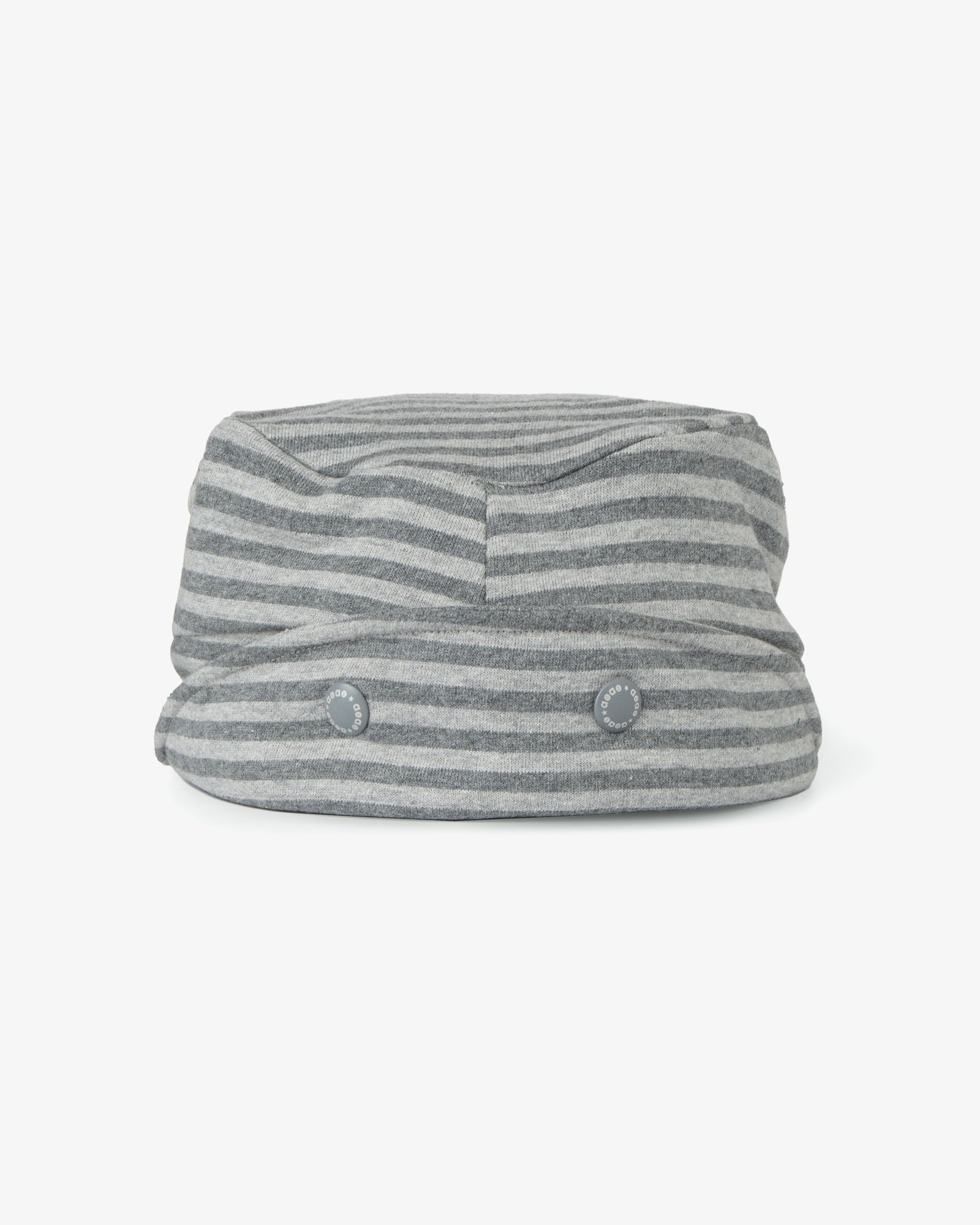 STRIPE PILED CAP [DARK GREY]