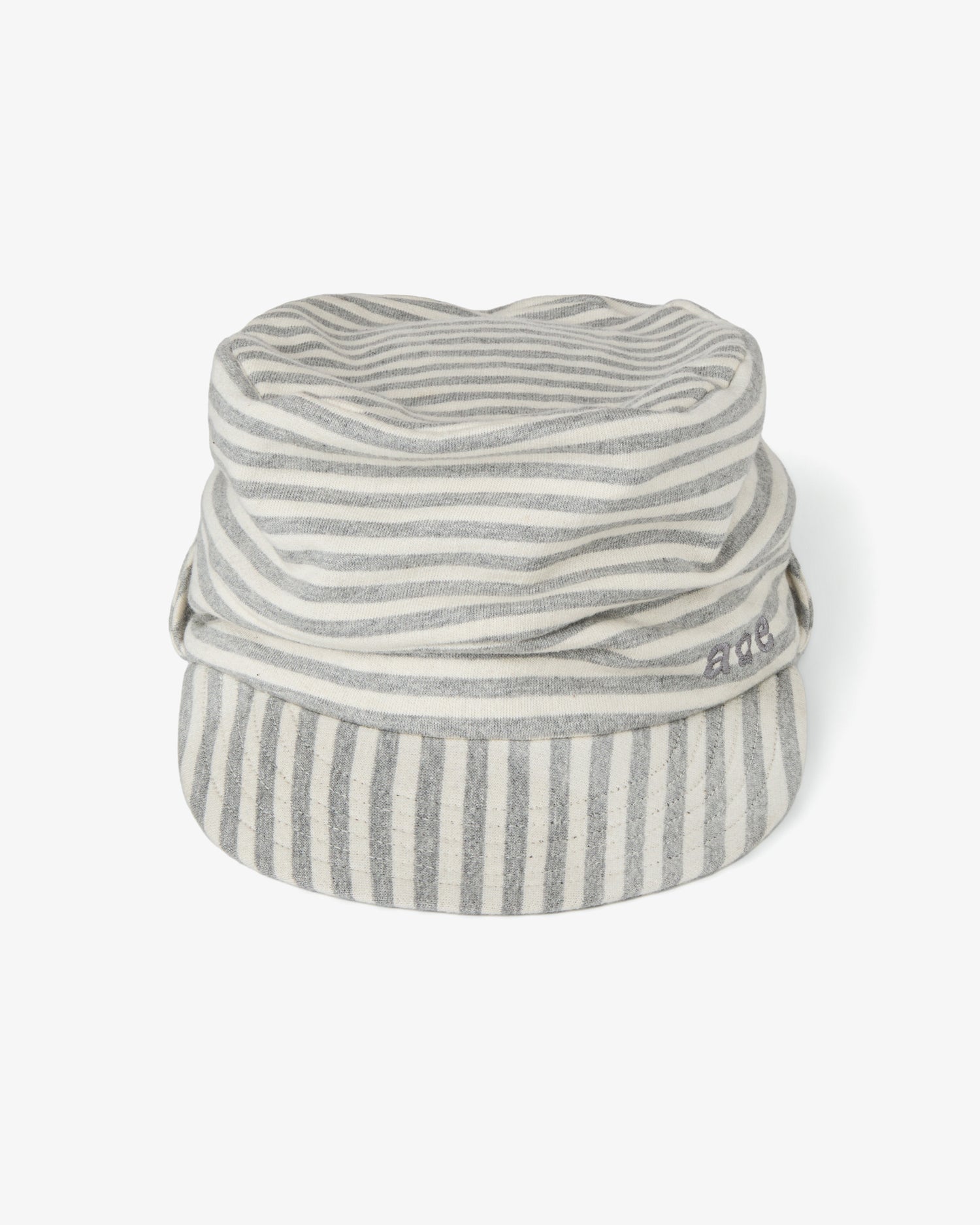 STRIPE PILED CAP [GREY]