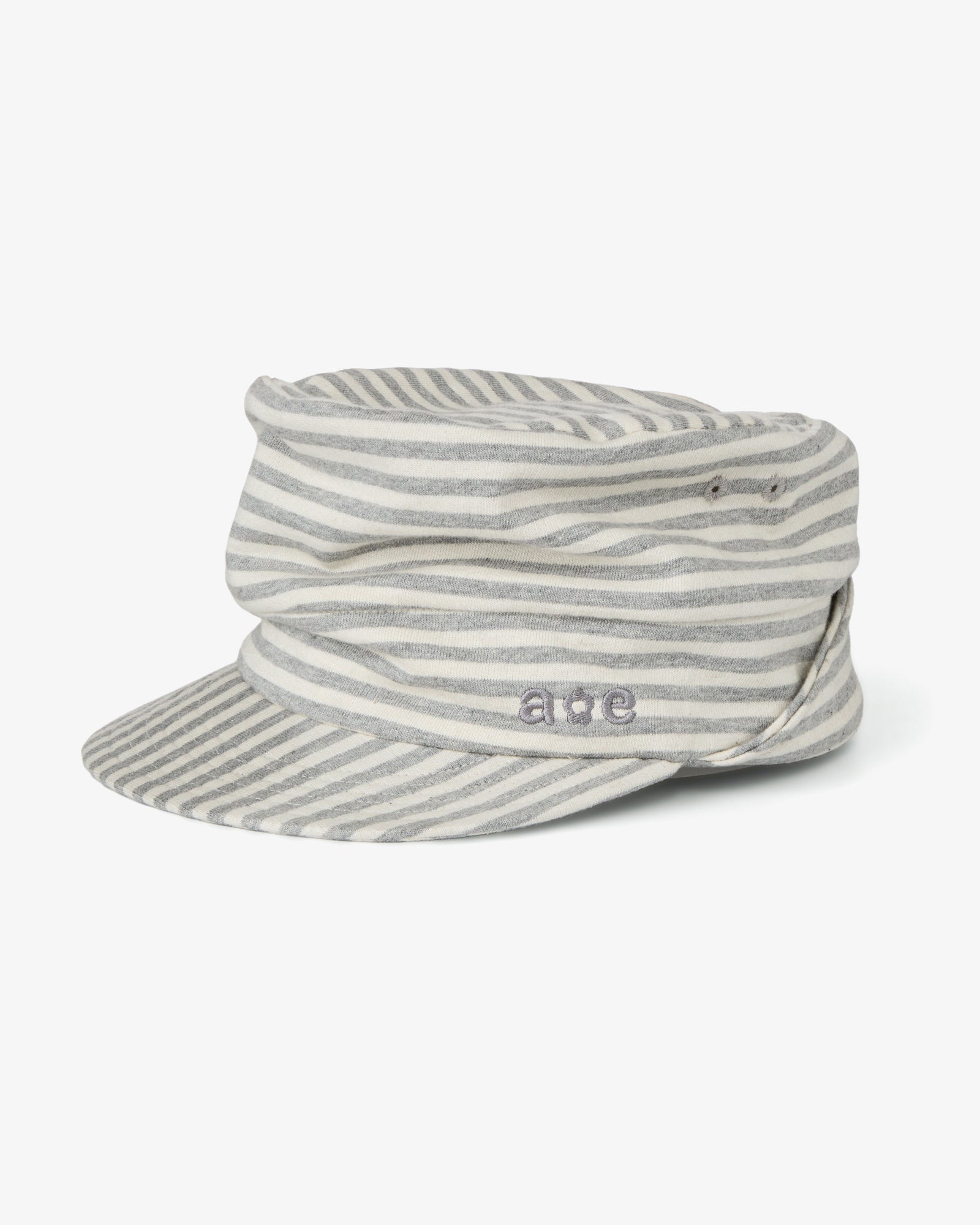 STRIPE PILED CAP [GREY]