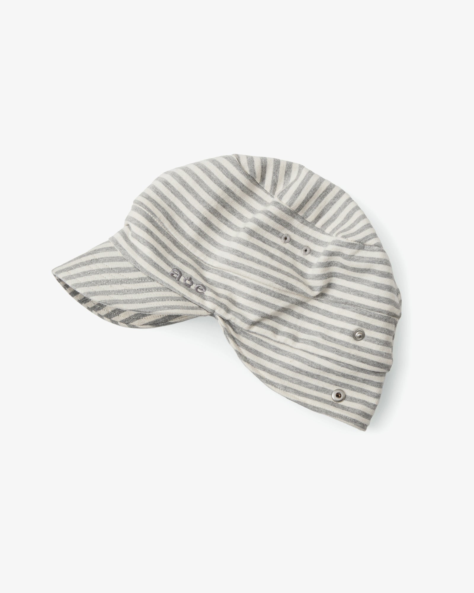 STRIPE PILED CAP [GREY]