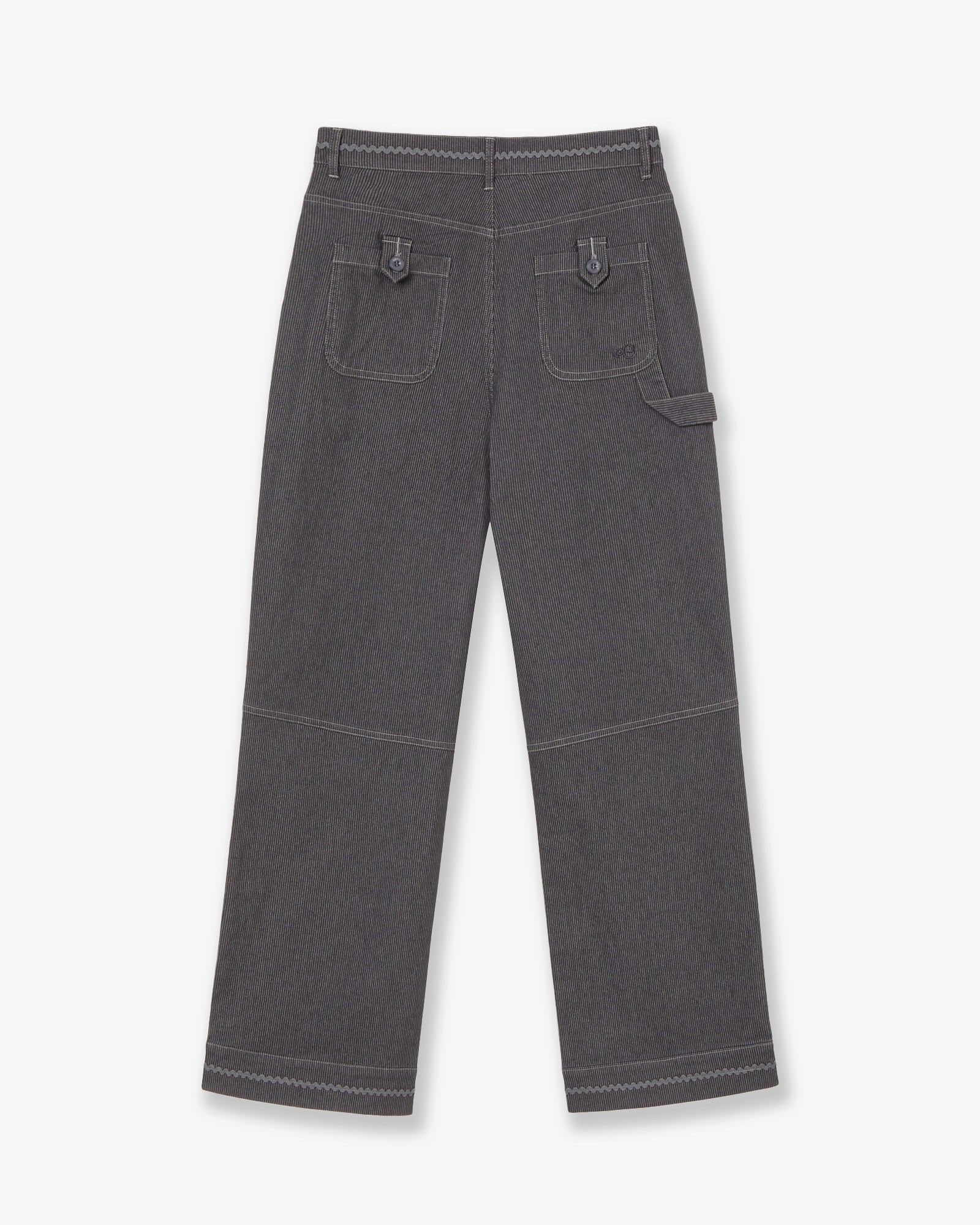 STRIPE WORK PANTS [CHARCOAL]