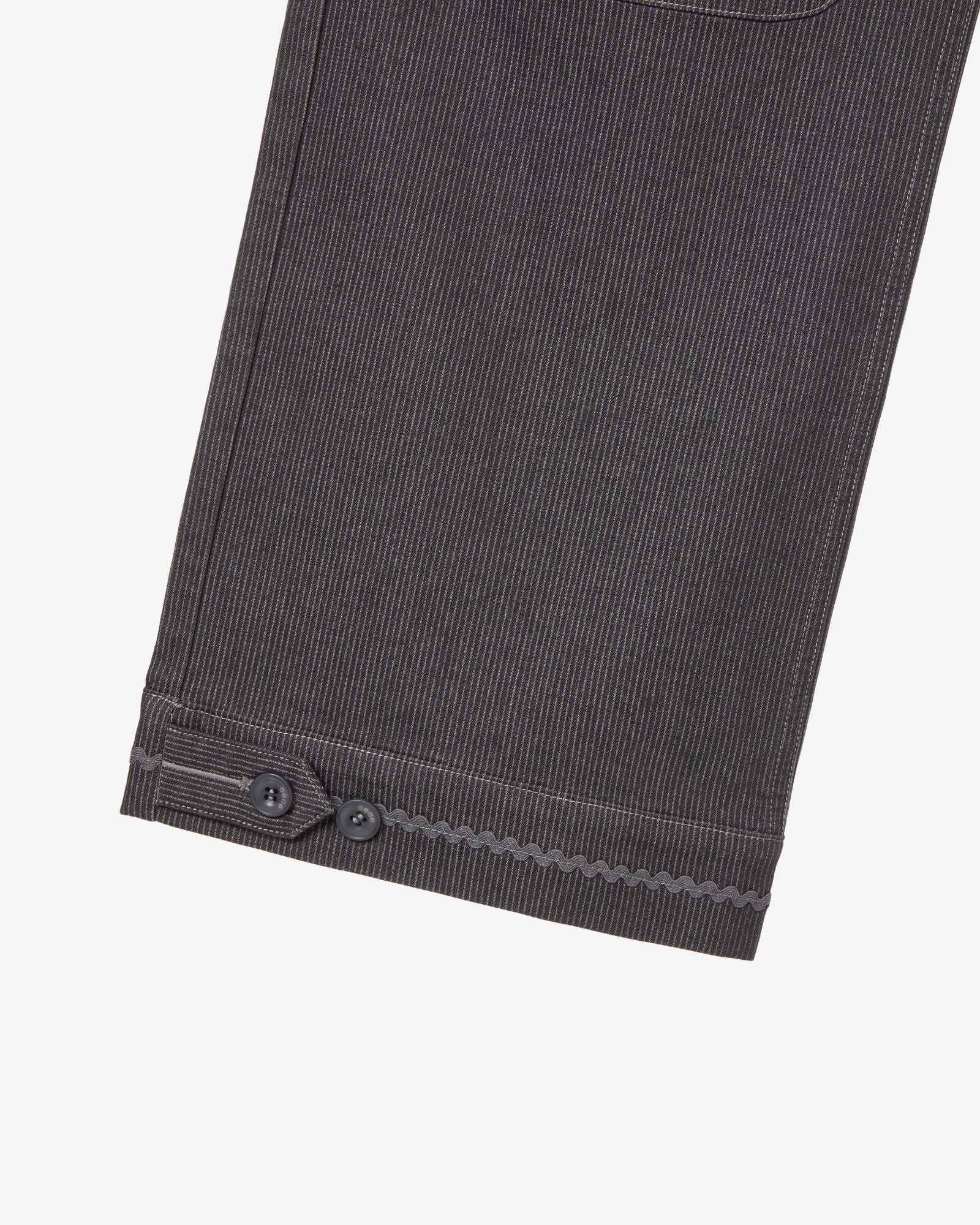 STRIPE WORK PANTS [CHARCOAL]