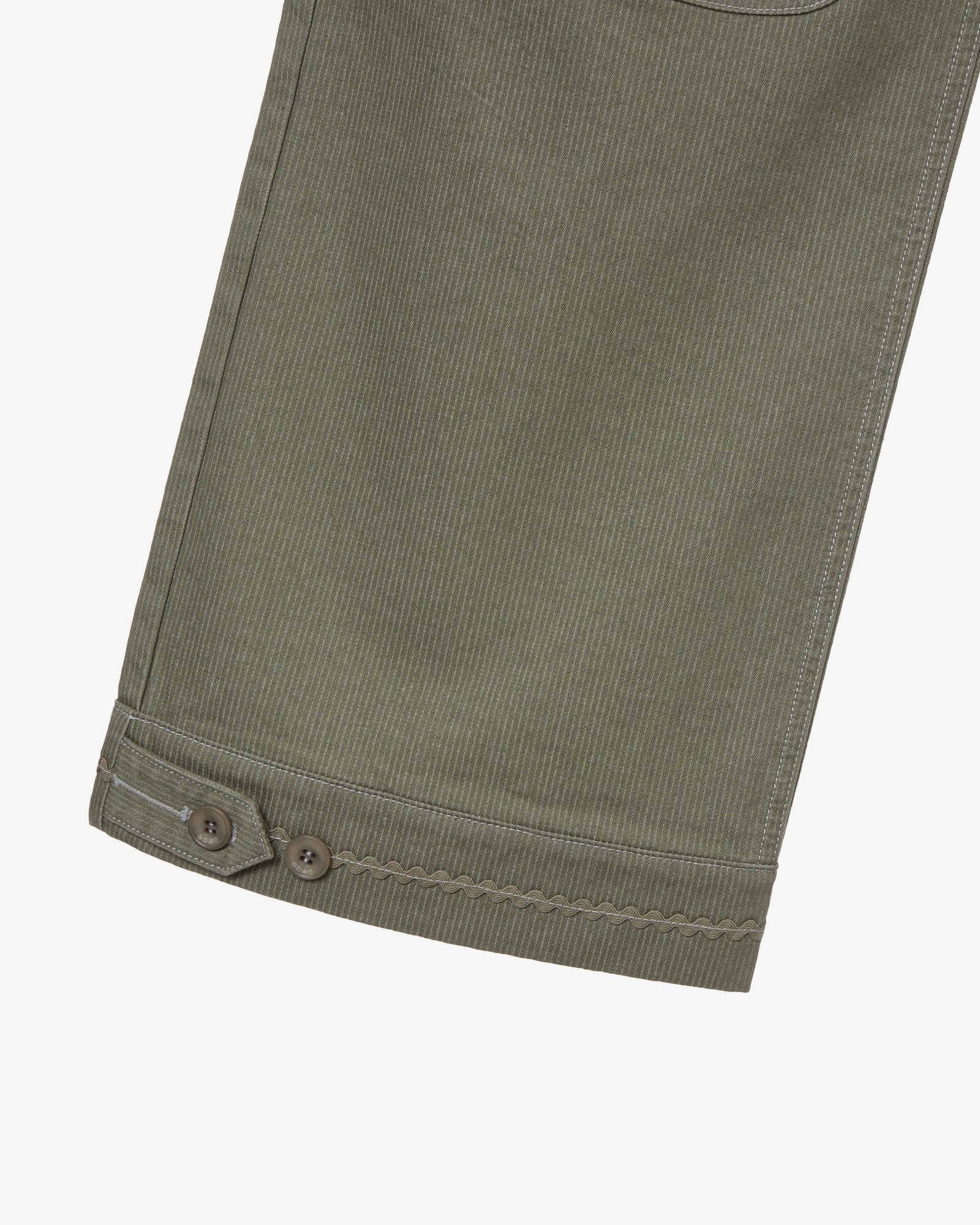 STRIPE WORK PANTS [OLIVE]