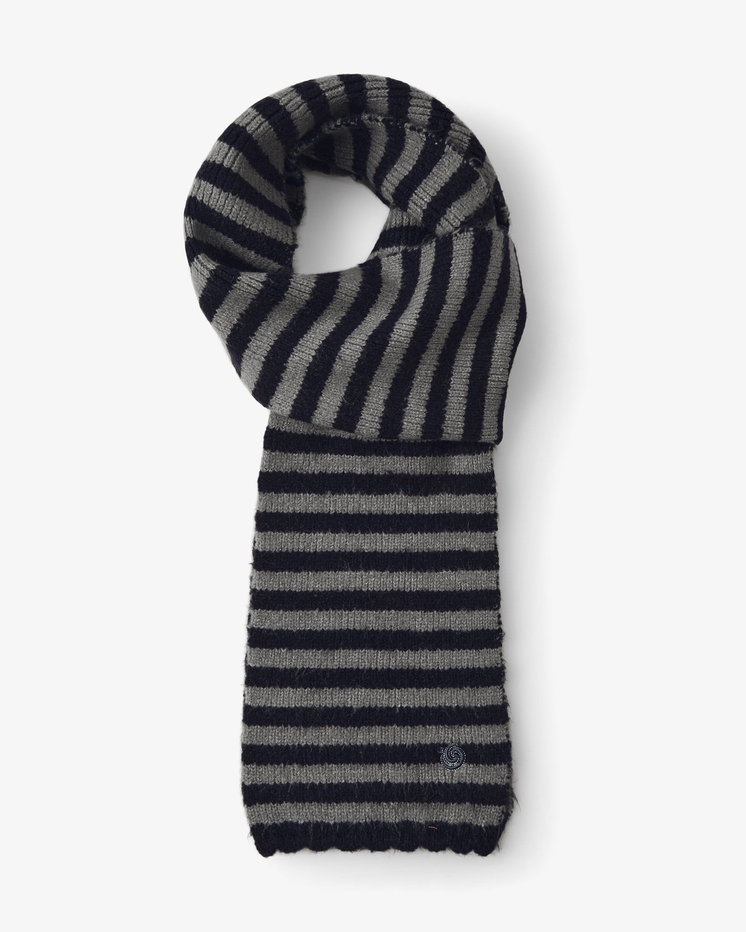 STRIPE SYMBOL MUFFLER [NAVY]