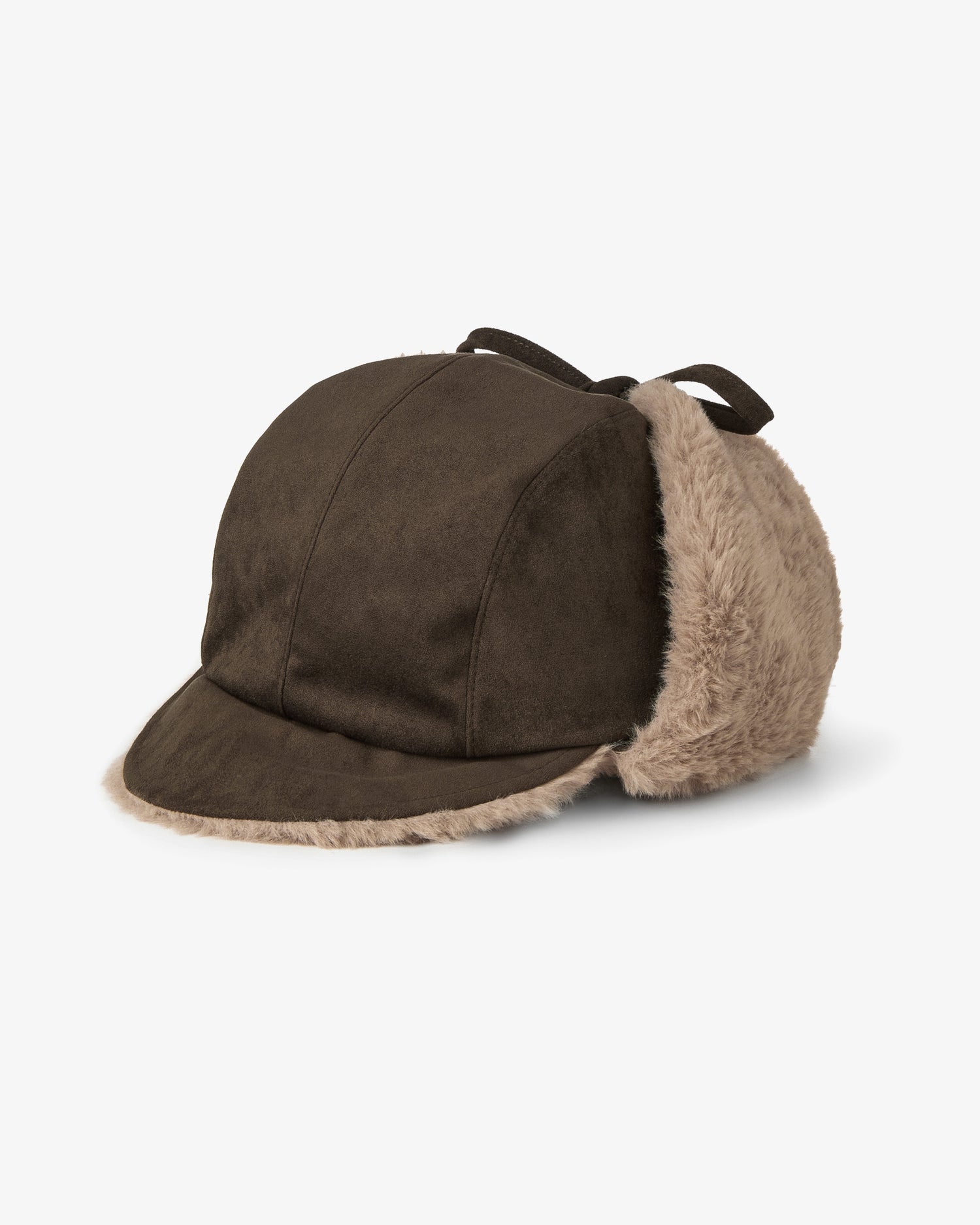 SUEDE TROOPER CAP [BROWN]