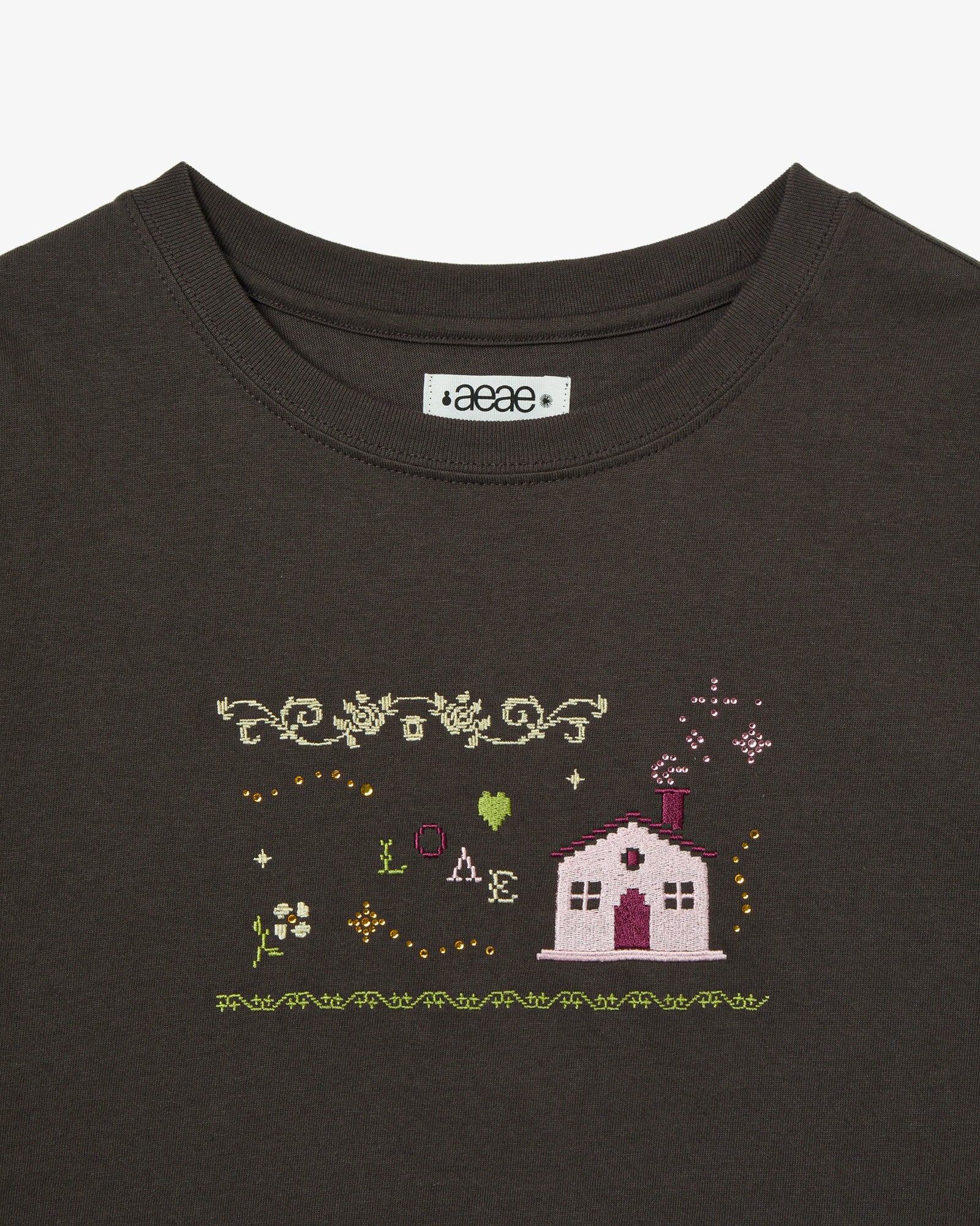 SWEET HOME TEE [DARK BROWN]