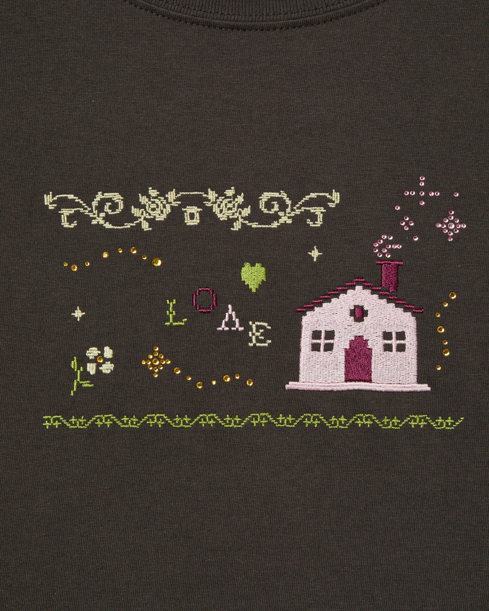 SWEET HOME TEE [DARK BROWN]
