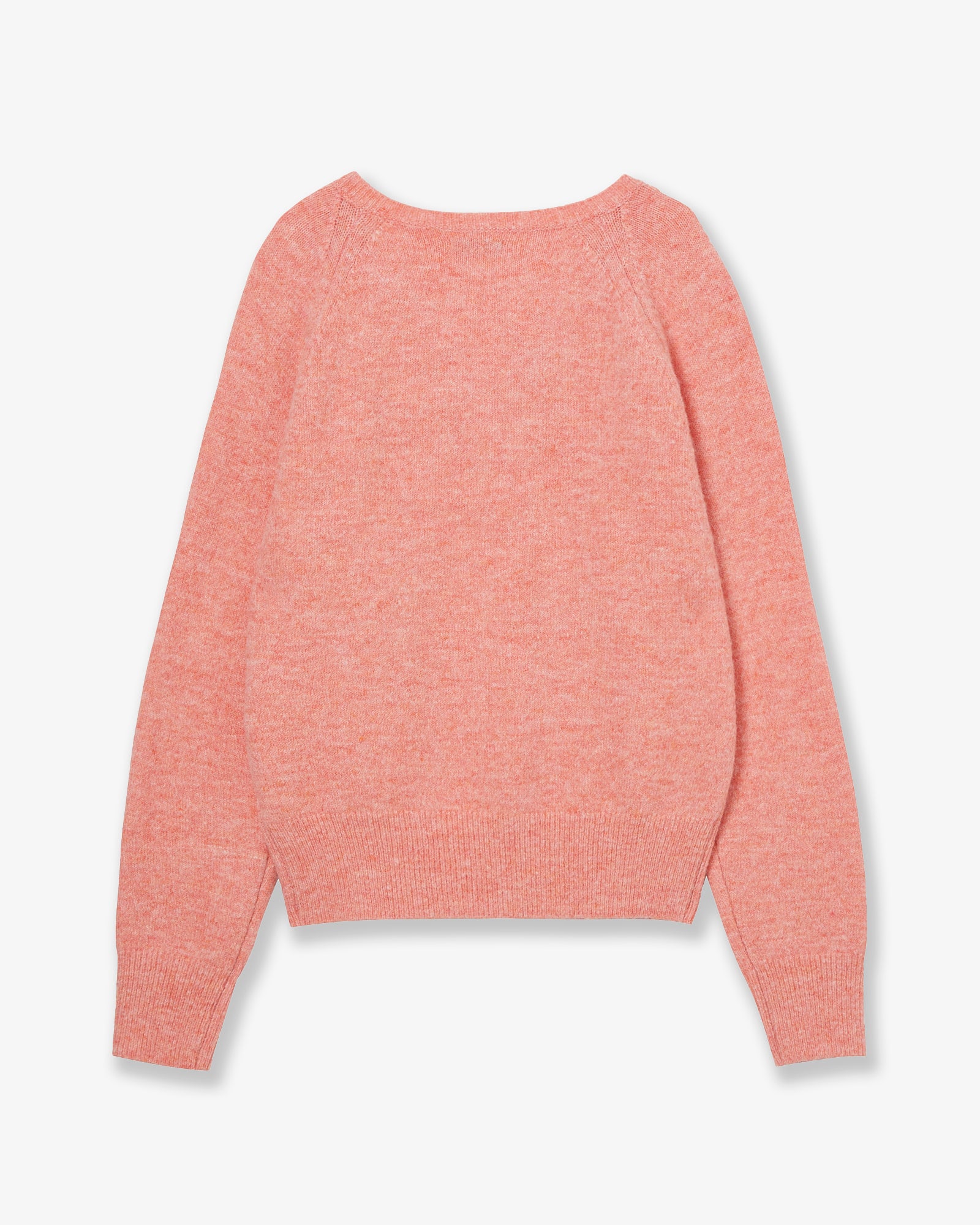 SYMBOL V NECK KNIT [PINK]