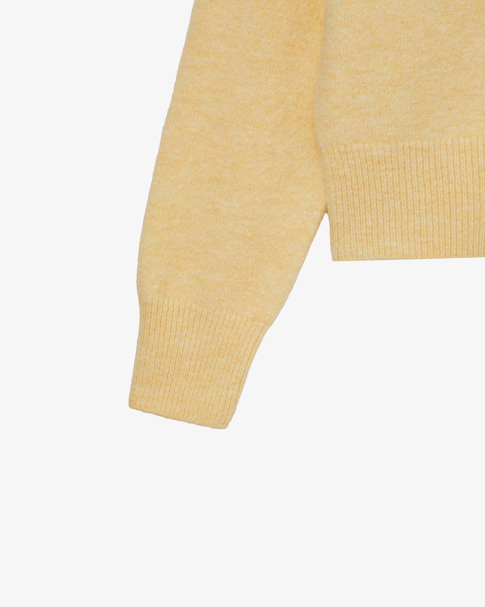 SYMBOL V NECK KNIT [YELLOW]