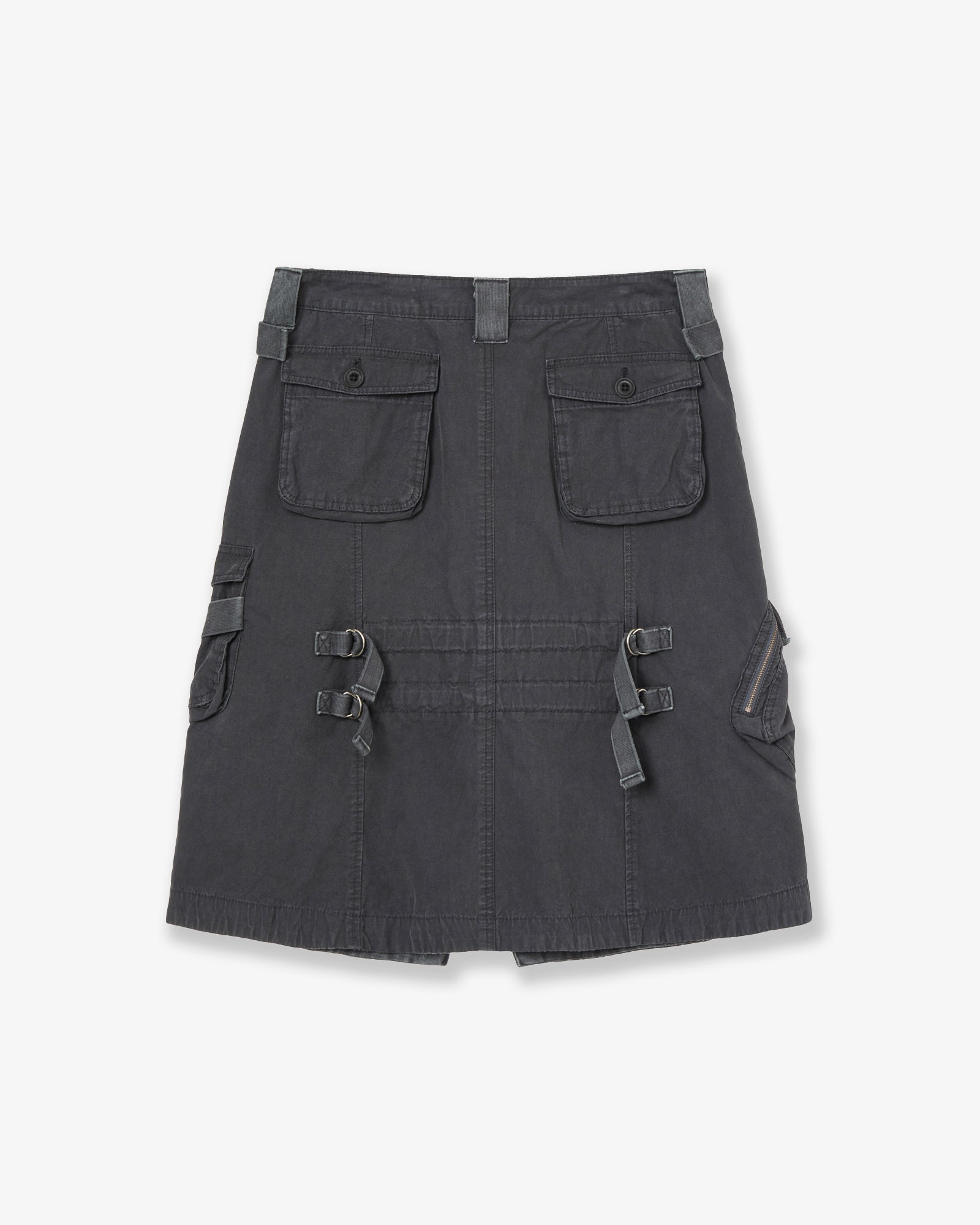 UTILITY WORK SKIRT [CHARCOAL]