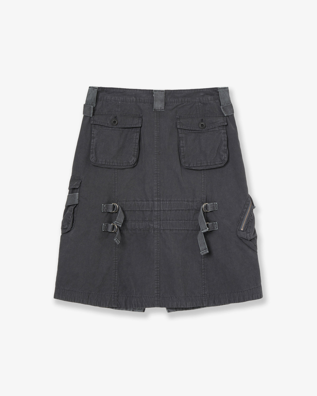 UTILITY WORK SKIRT [CHARCOAL]