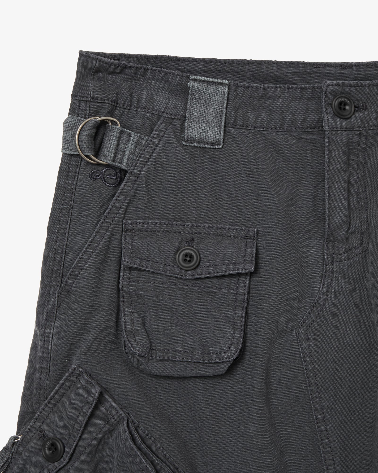UTILITY WORK SKIRT [CHARCOAL]