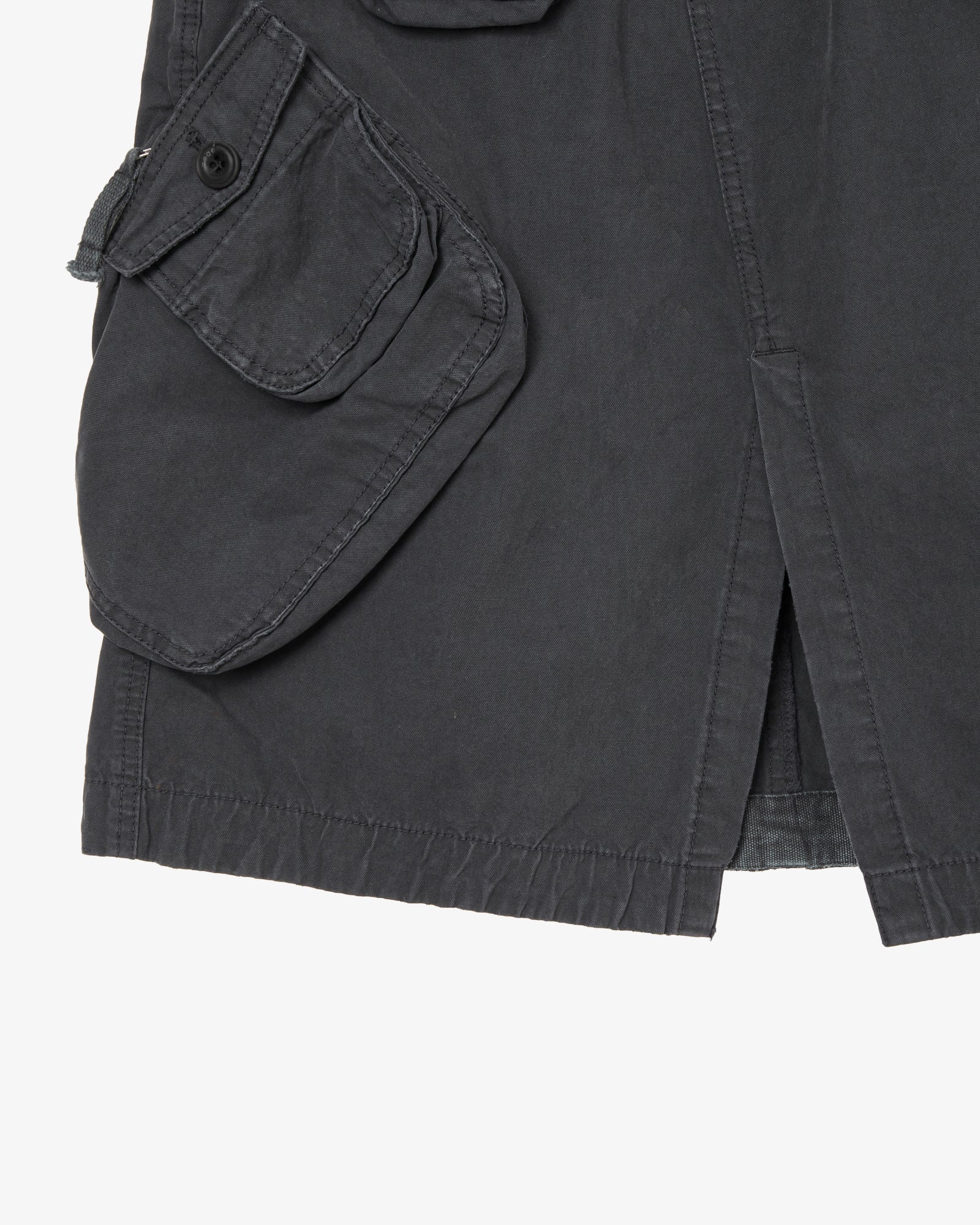 UTILITY WORK SKIRT [CHARCOAL]