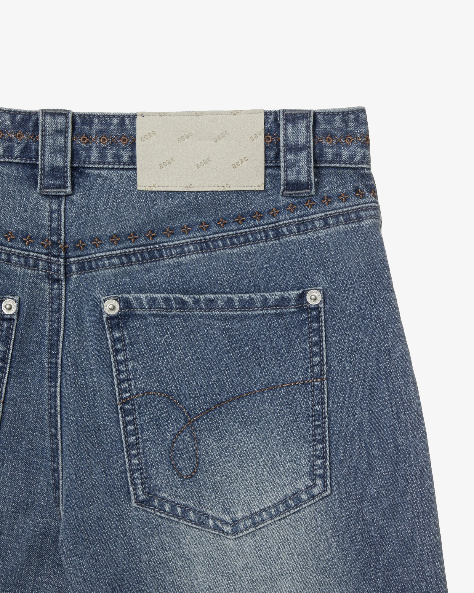 VINTAGE BOOTCUT DENIM PANTS [BLUE]