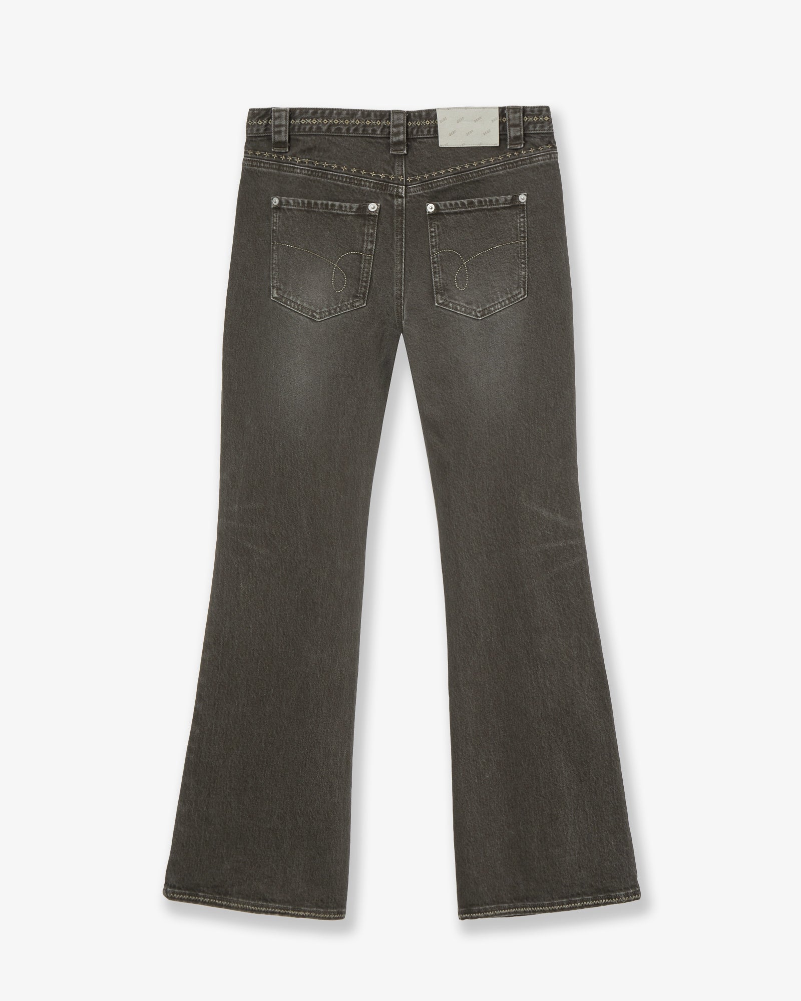 VINTAGE BOOTCUT DENIM PANTS [KHAKI]
