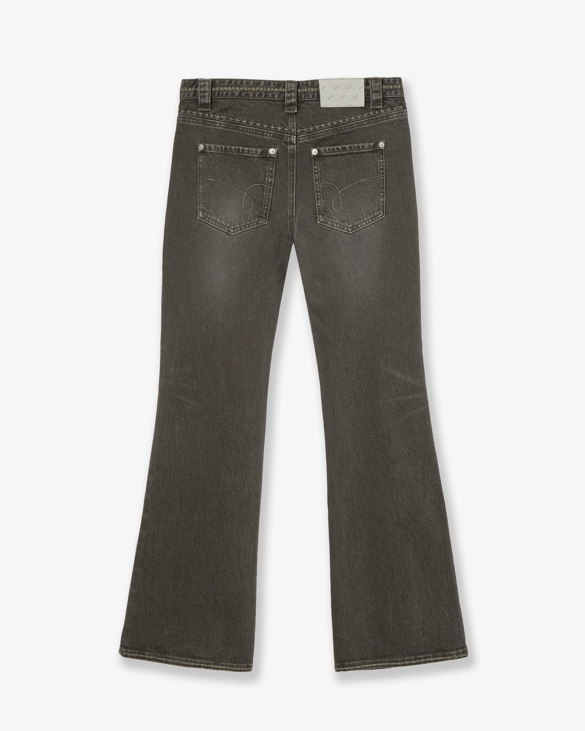 VINTAGE BOOTCUT DENIM PANTS [KHAKI]