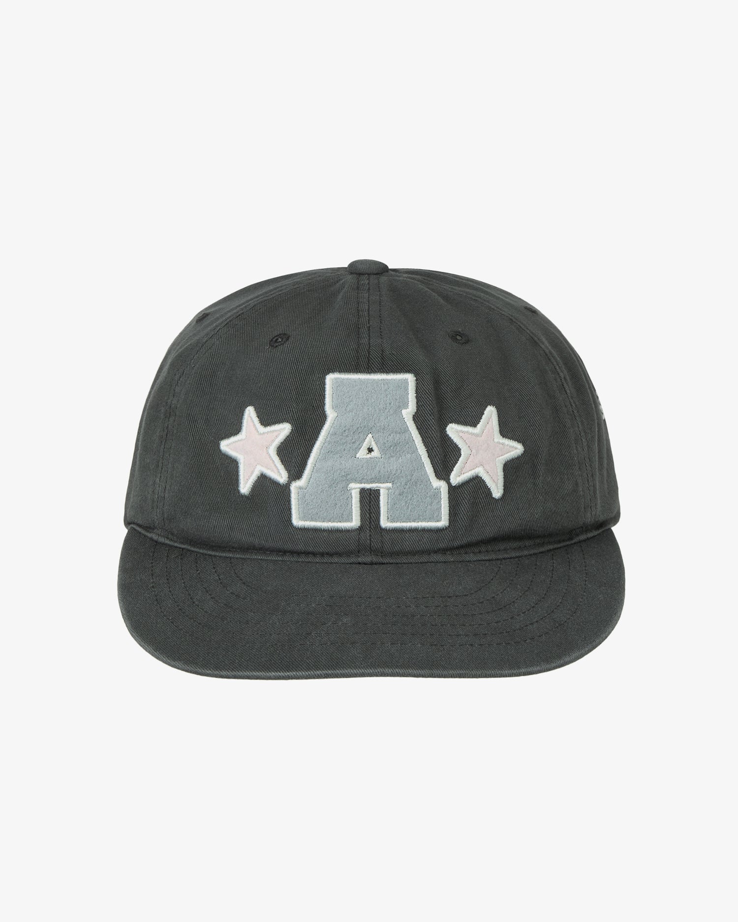 WASHED CAPITAL LOGO CAP [CHARCOAL]