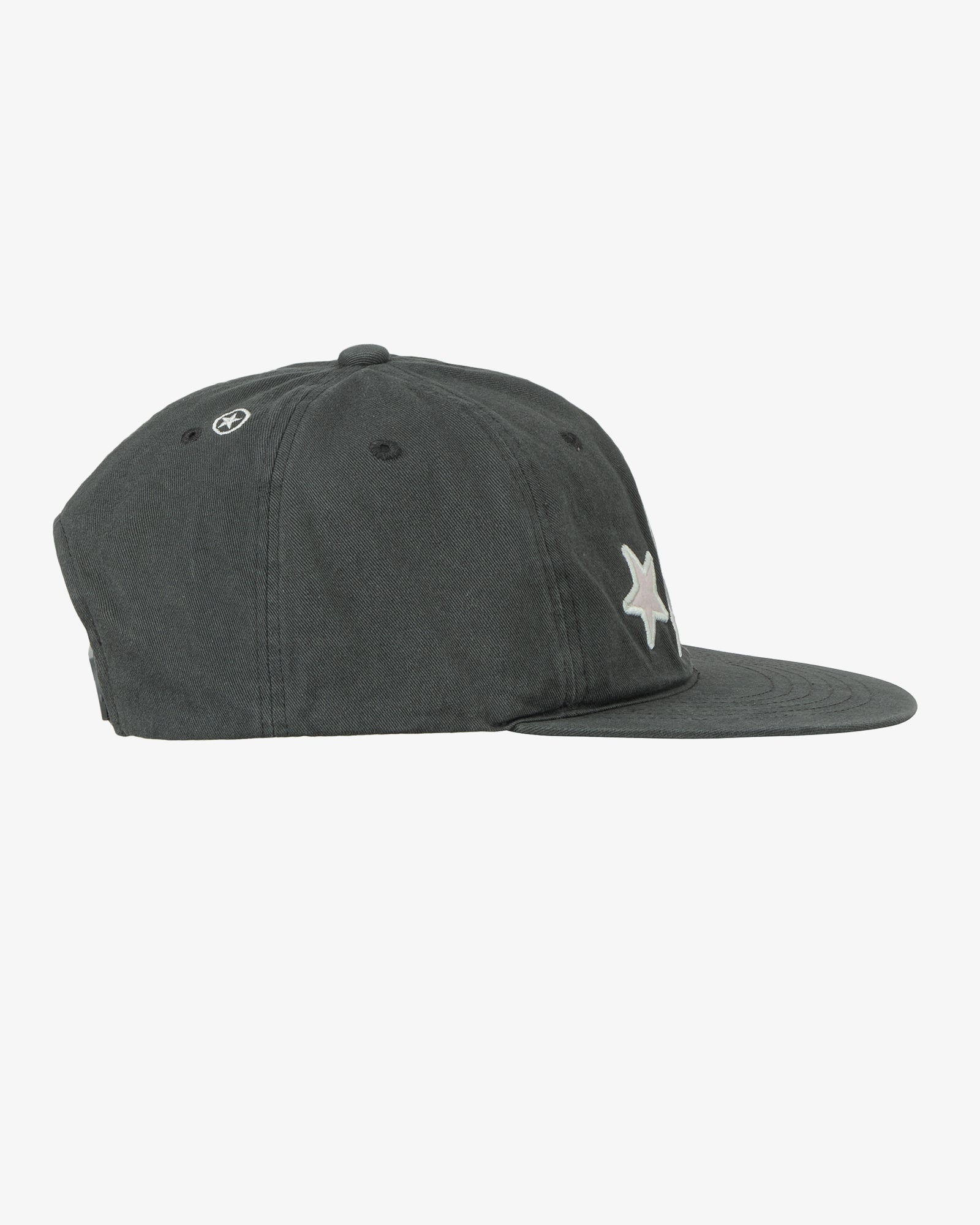 WASHED CAPITAL LOGO CAP [CHARCOAL]