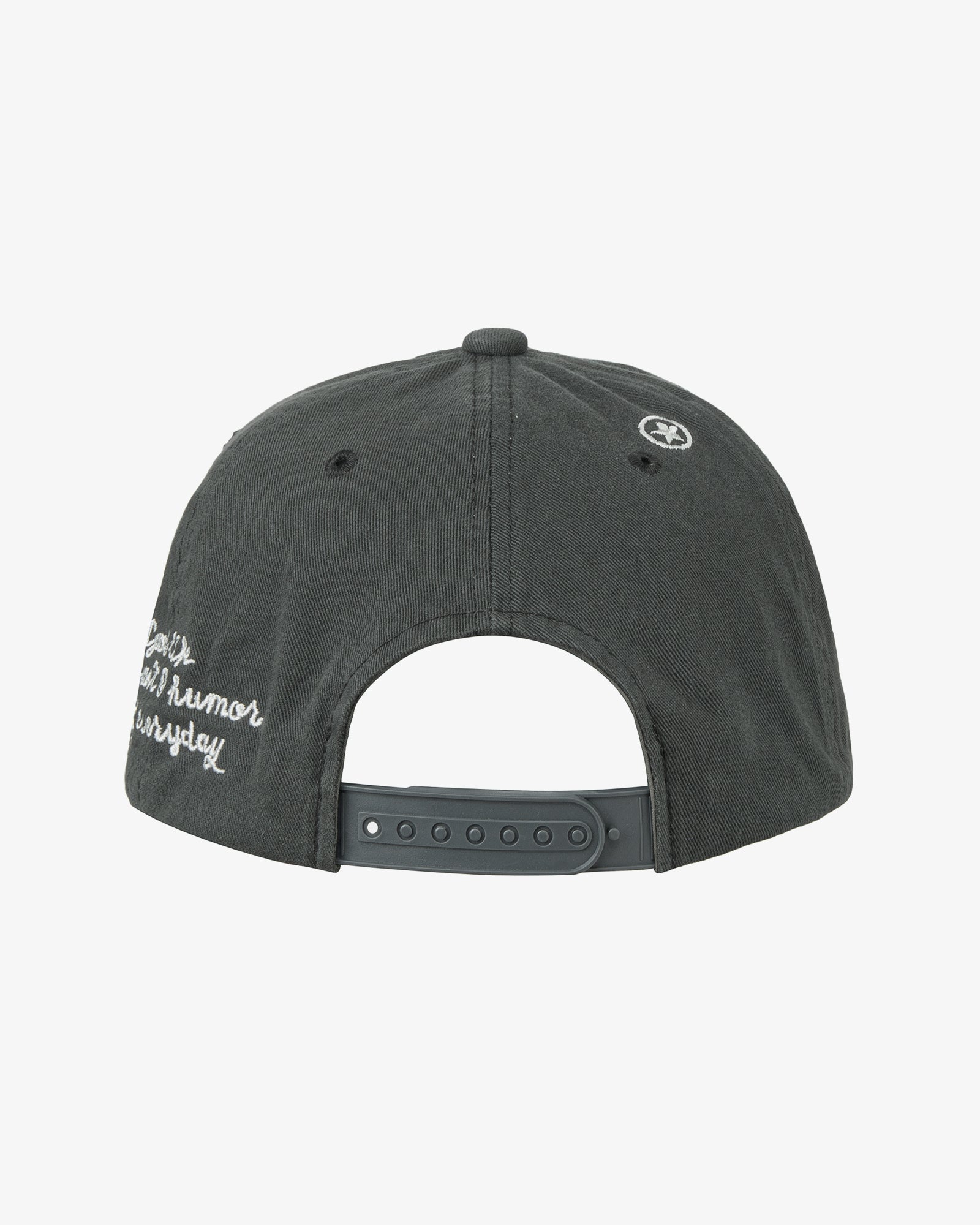 WASHED CAPITAL LOGO CAP [CHARCOAL]