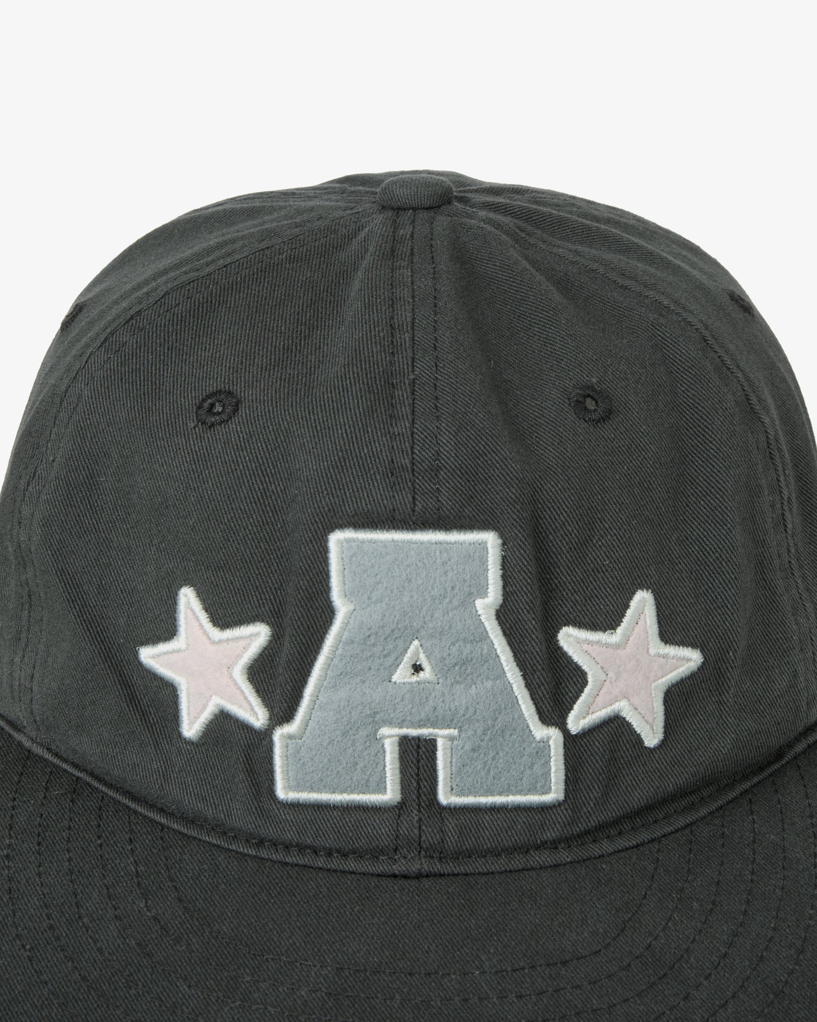 WASHED CAPITAL LOGO CAP [CHARCOAL]