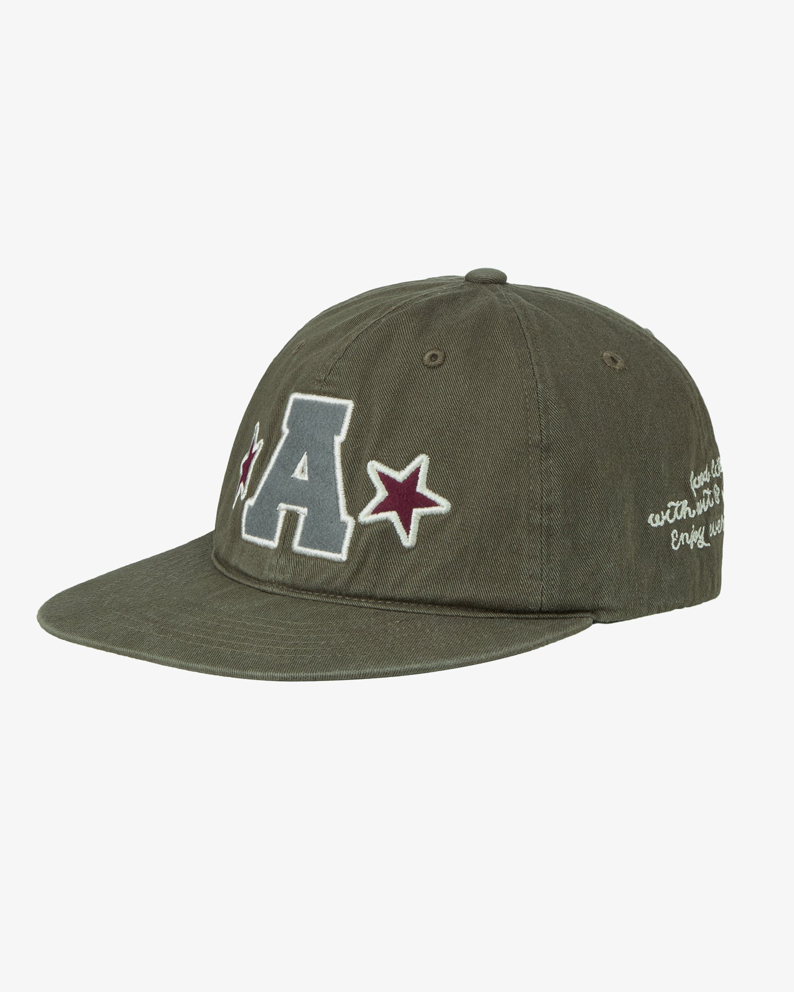 WASHED CAPITAL LOGO CAP [KHAKI]