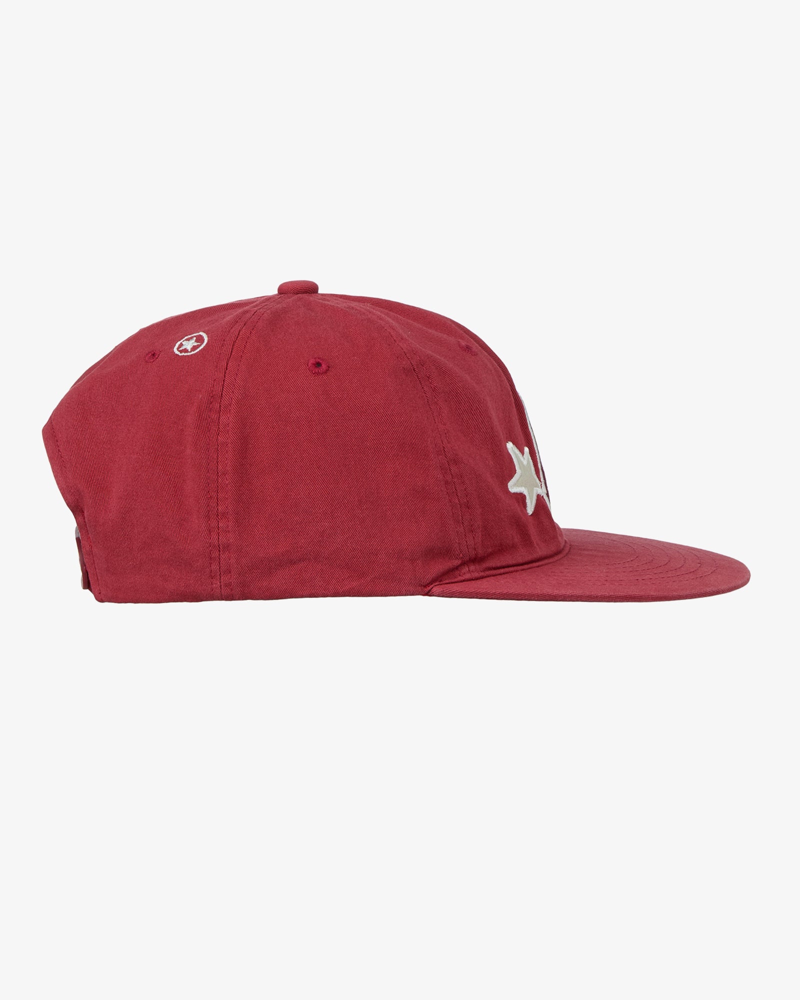 WASHED CAPITAL LOGO CAP [RED]
