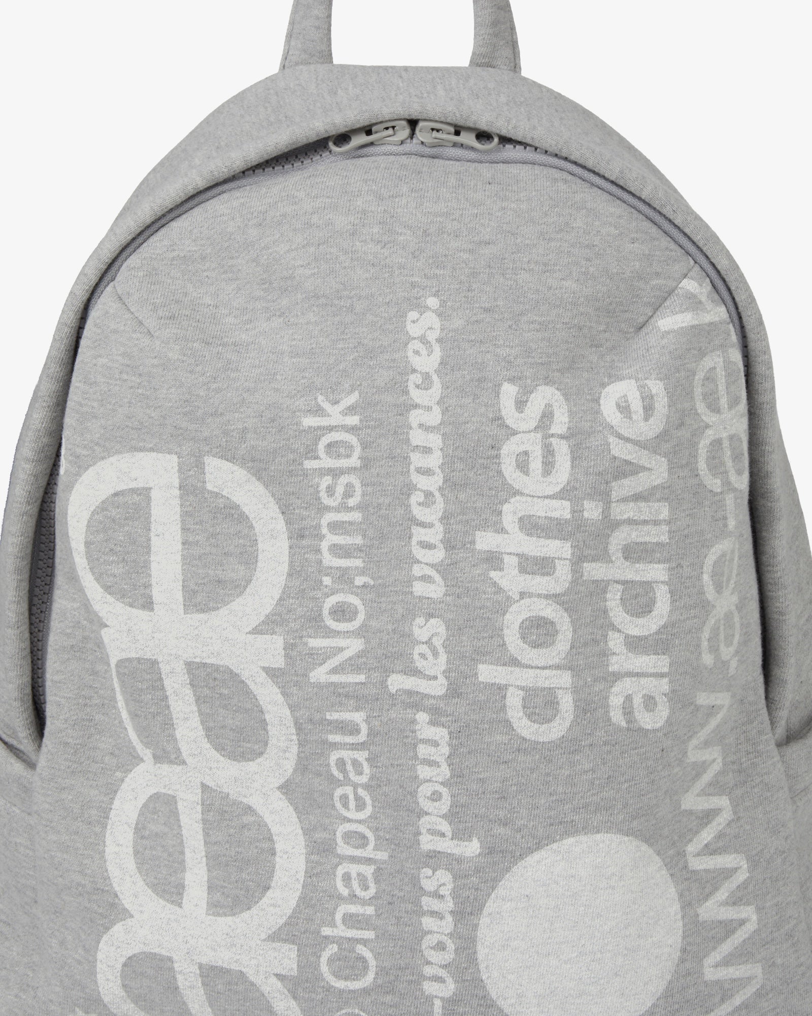 WEB LOGO BACKPACK [GREY]