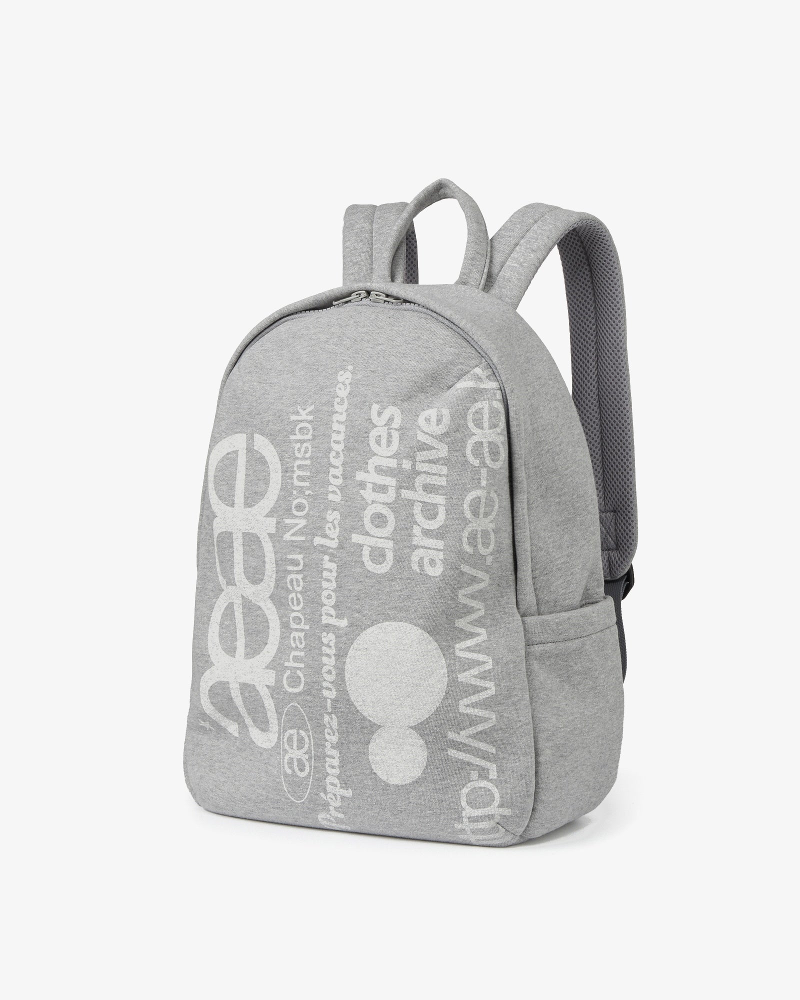 WEB LOGO BACKPACK [GREY]