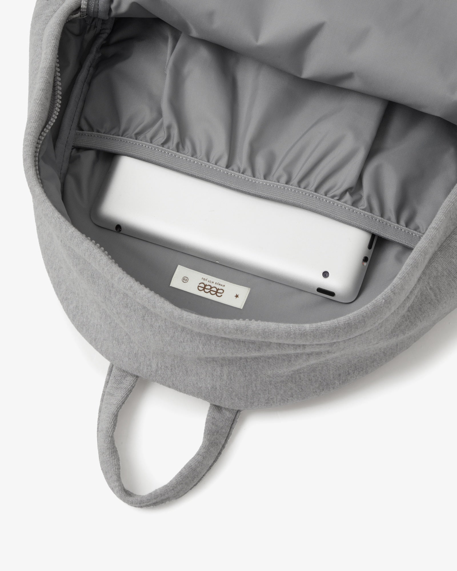 WEB LOGO BACKPACK [GREY]