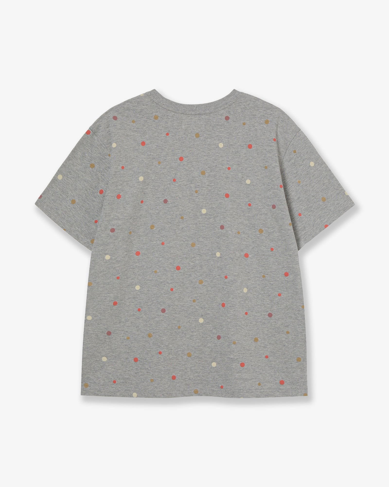 WEB LOGO COLOR DOT T-SHIRTS [MELANGE GREY]