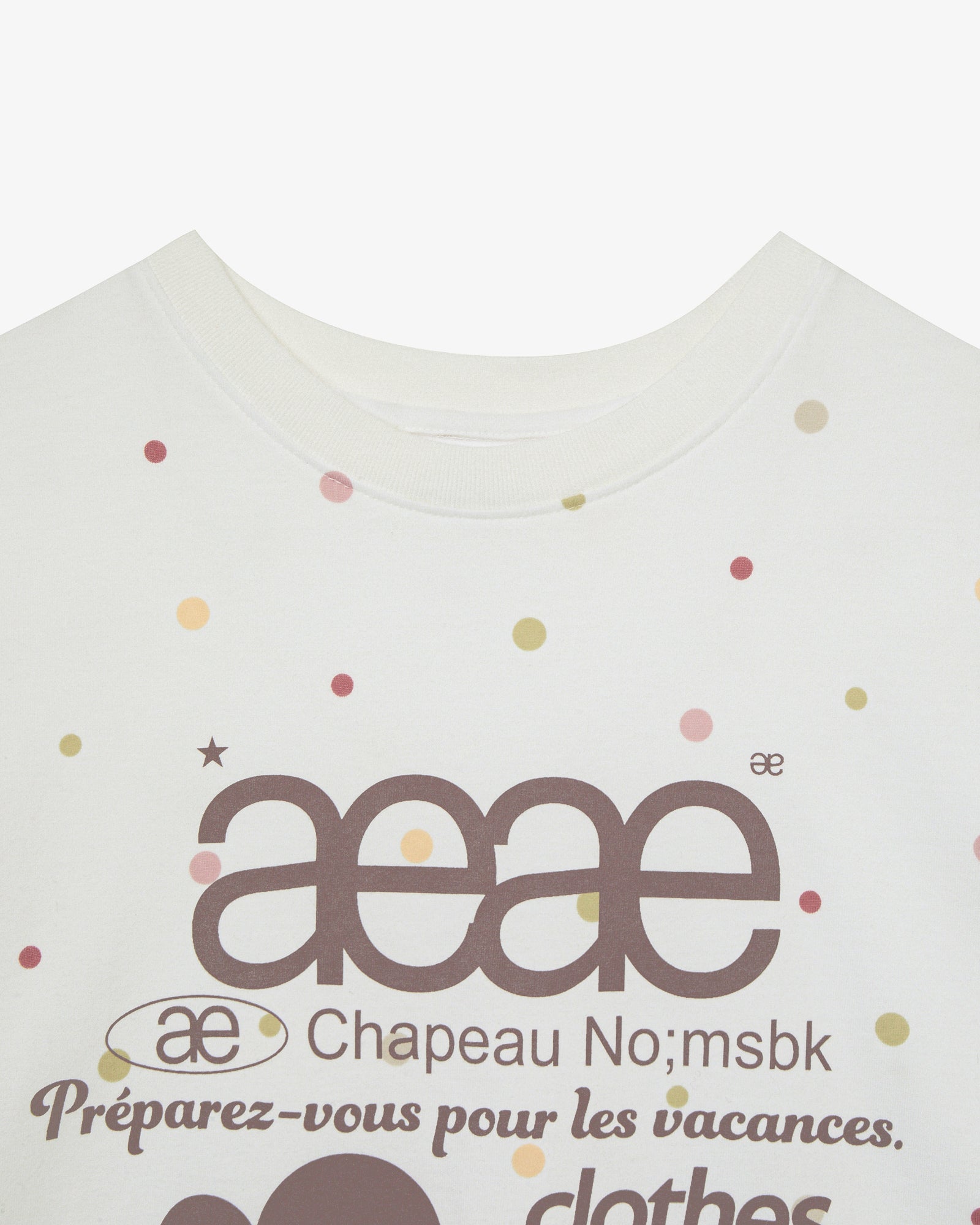 WEB LOGO COLOR DOT T-SHIRTS [WHITE]