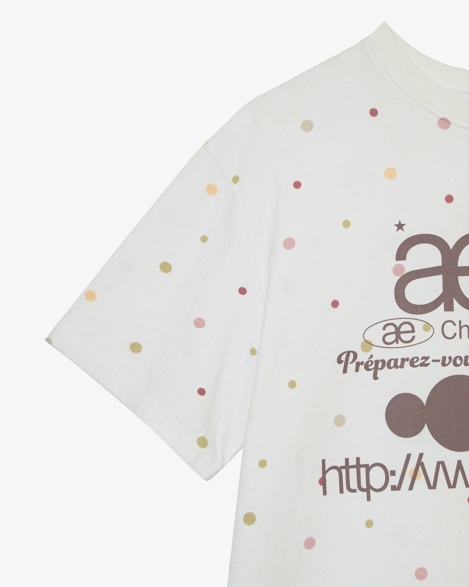 WEB LOGO COLOR DOT T-SHIRTS [WHITE]
