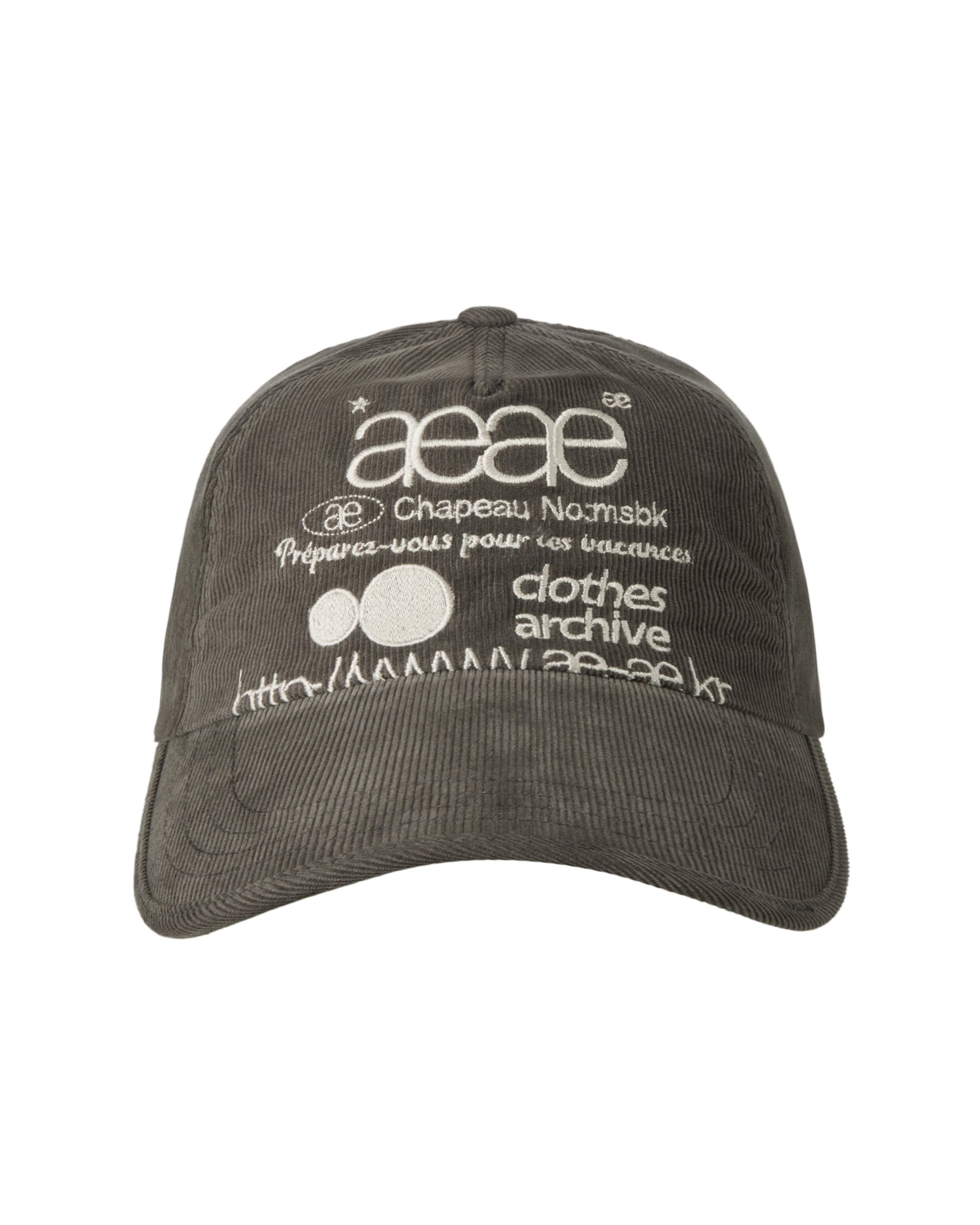 【予約商品】WEB LOGO CORDUROY CAP [BROWN]
