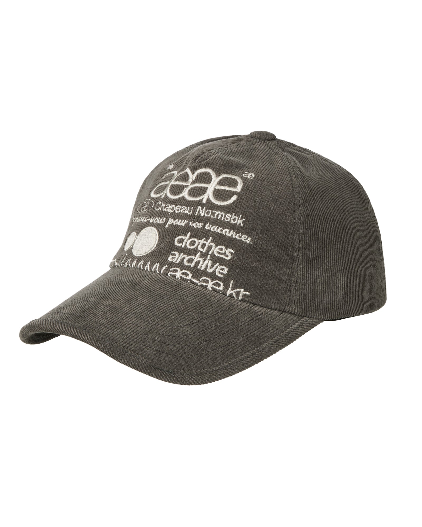 【予約商品】WEB LOGO CORDUROY CAP [BROWN]