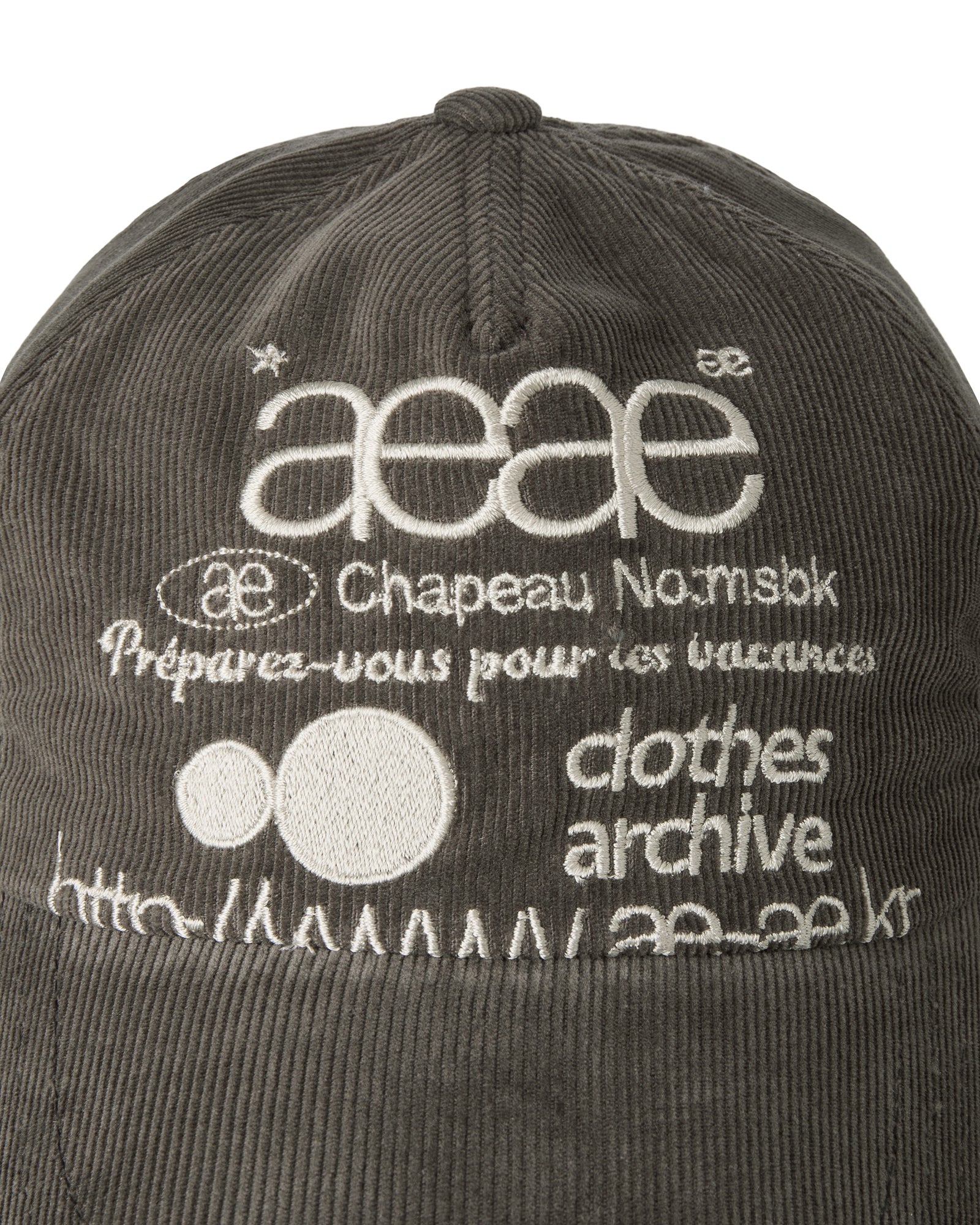 【予約商品】WEB LOGO CORDUROY CAP [BROWN]