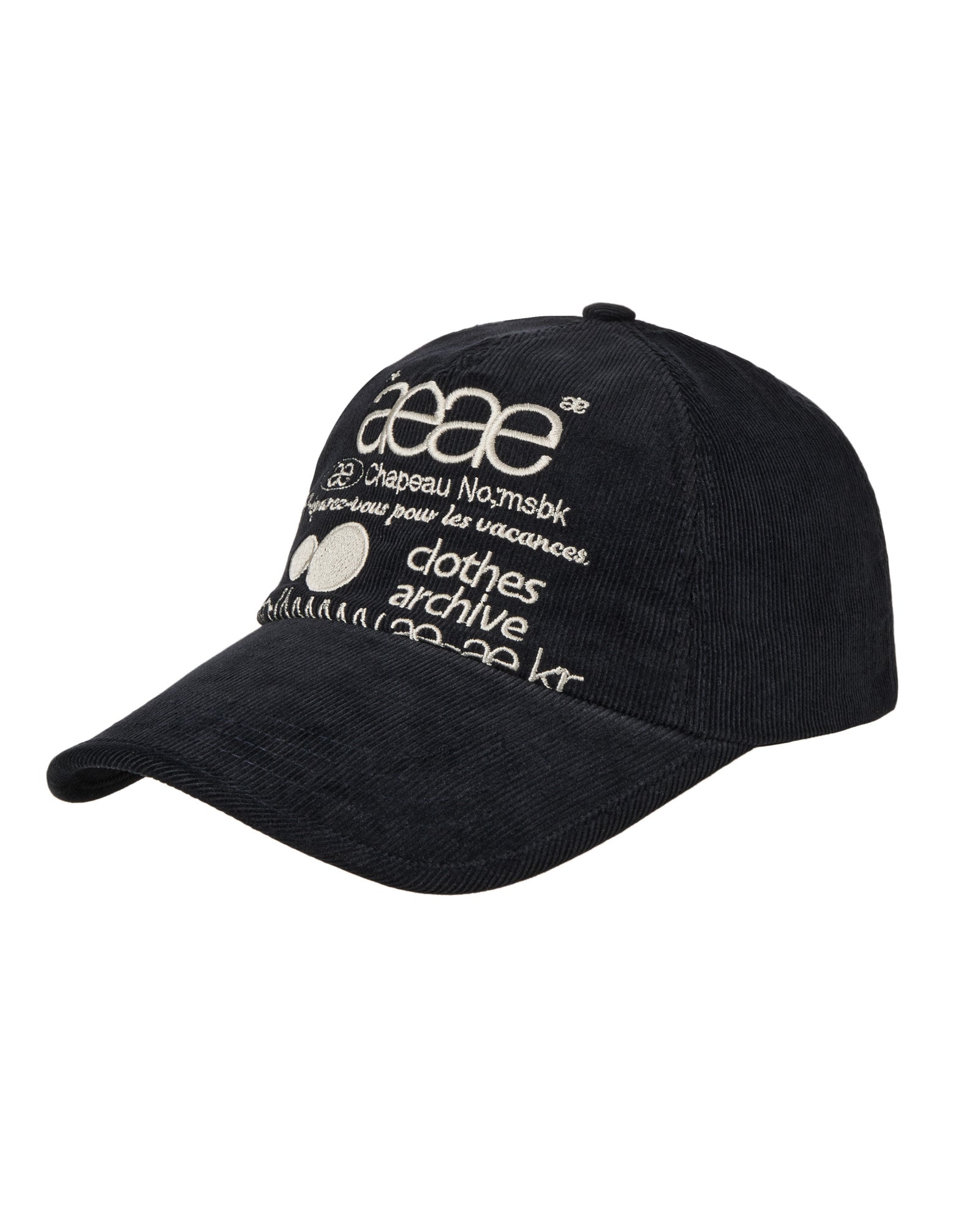 【予約商品】WEB LOGO CORDUROY CAP [DARK NAVY]
